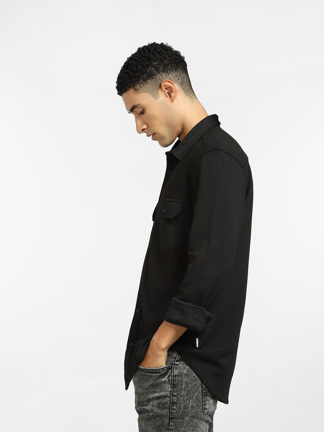 Black Full Sleeves Shirt
