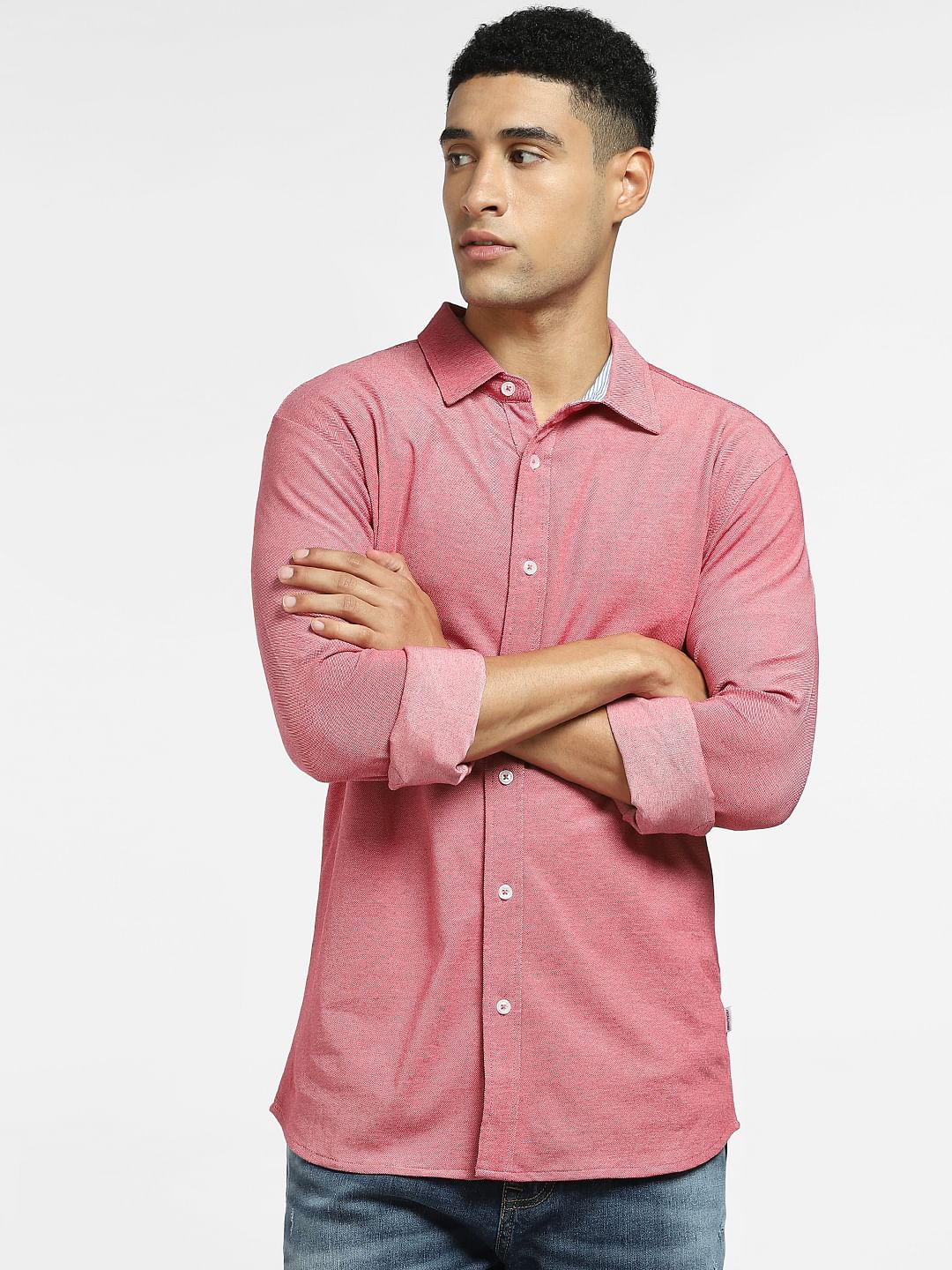 Pink Full Sleeves Shirt
