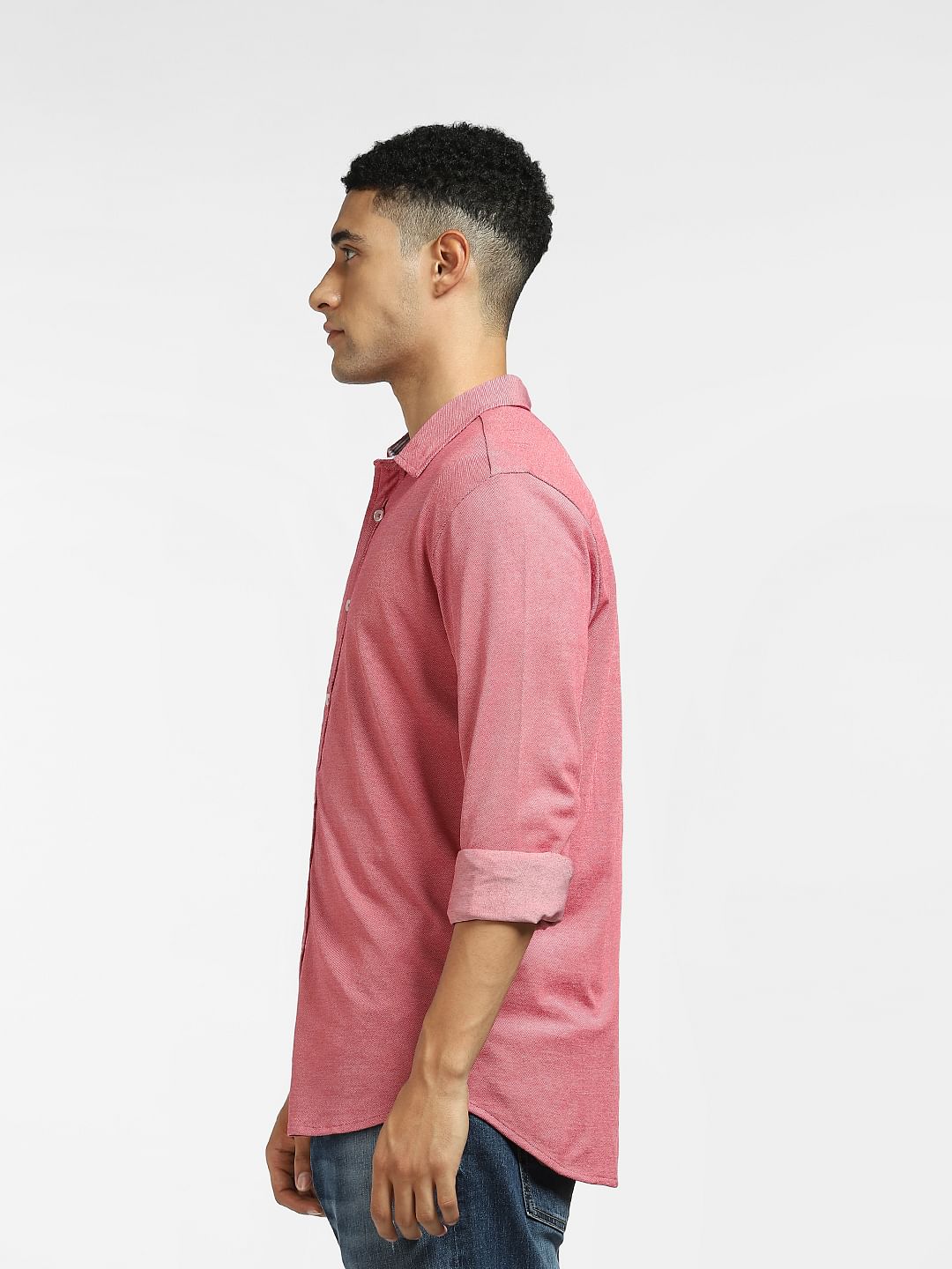 Pink Full Sleeves Shirt