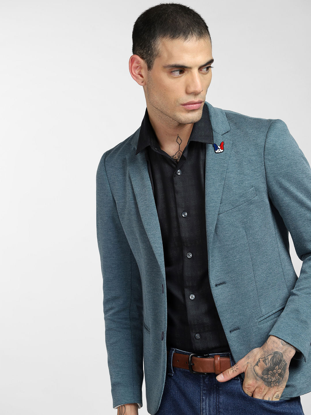 Green Check Full Sleeves Shirt