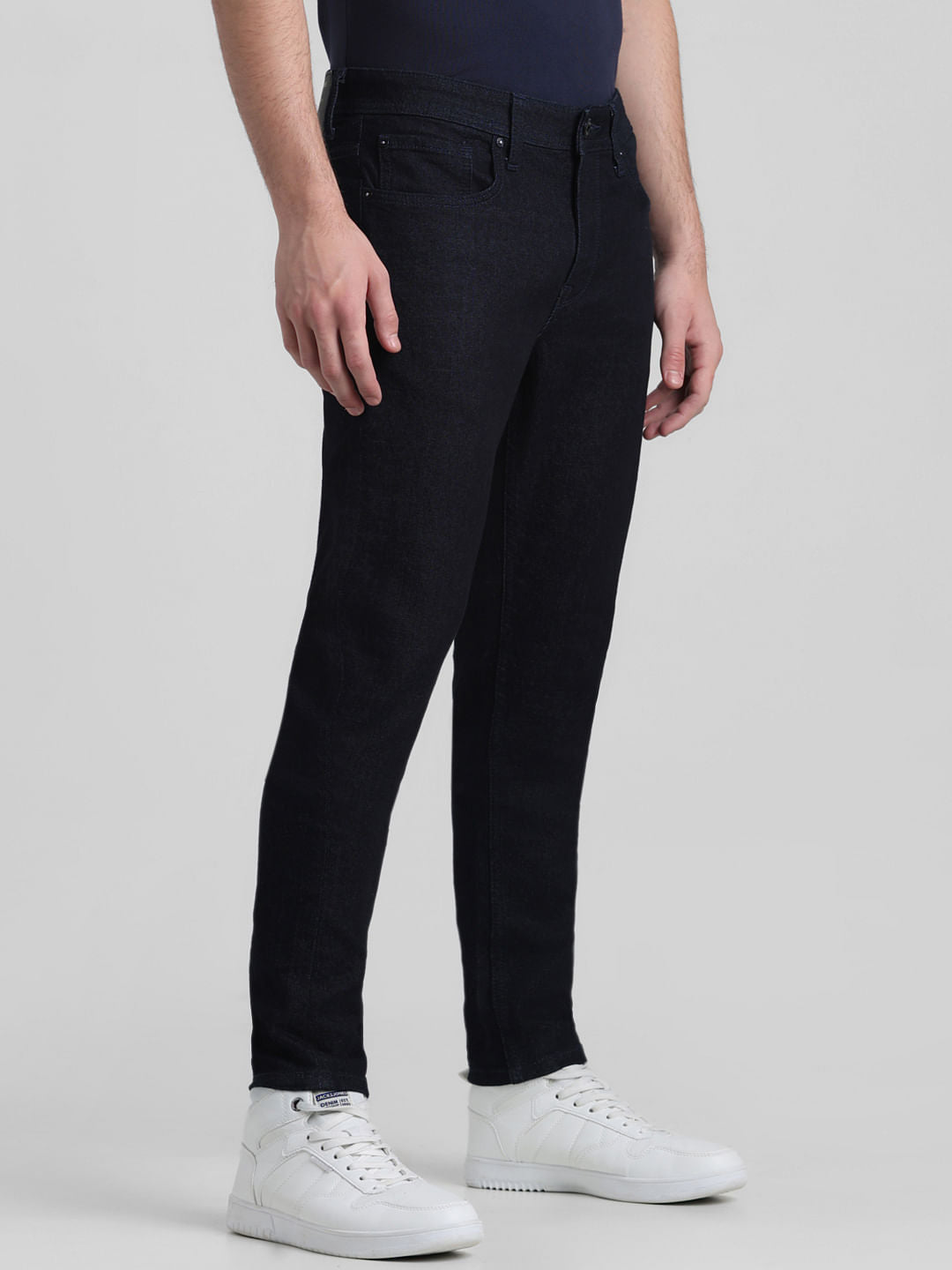 Dark Blue Low Rise Glenn Slim Fit Jeans