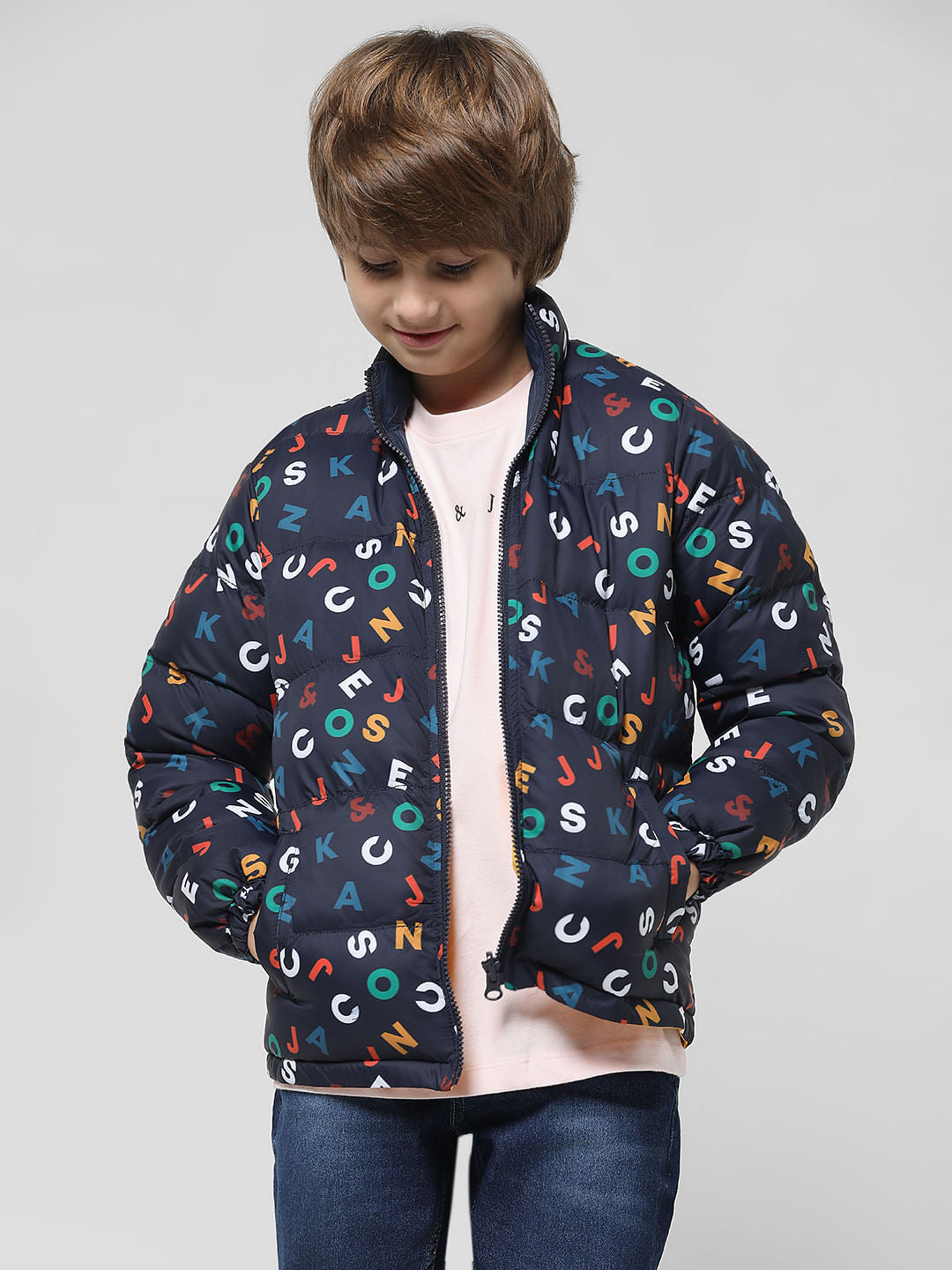 Light Pink Logo Print T-shirt