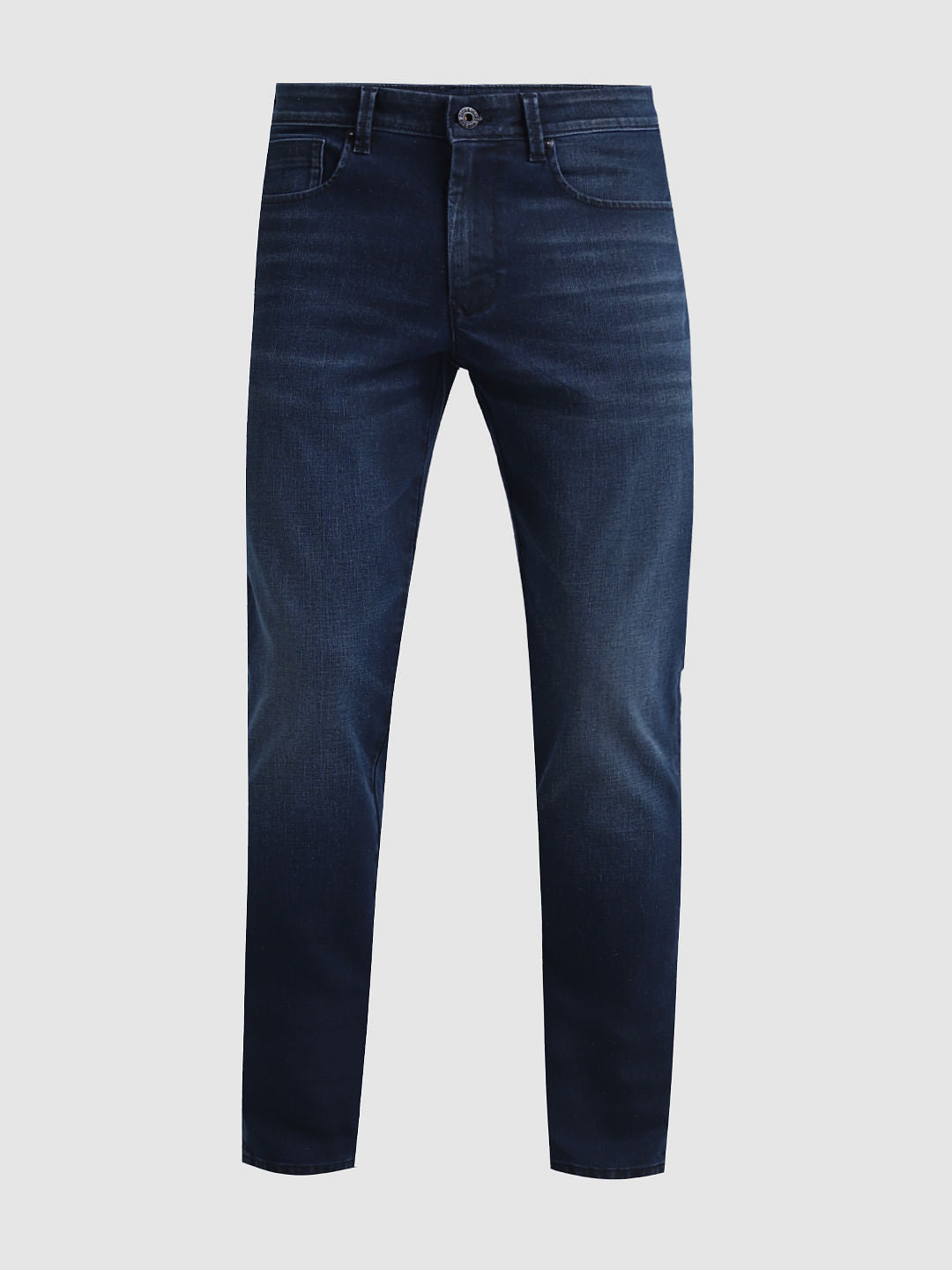 Dark Blue Low Rise Glenn Slim Fit Jeans