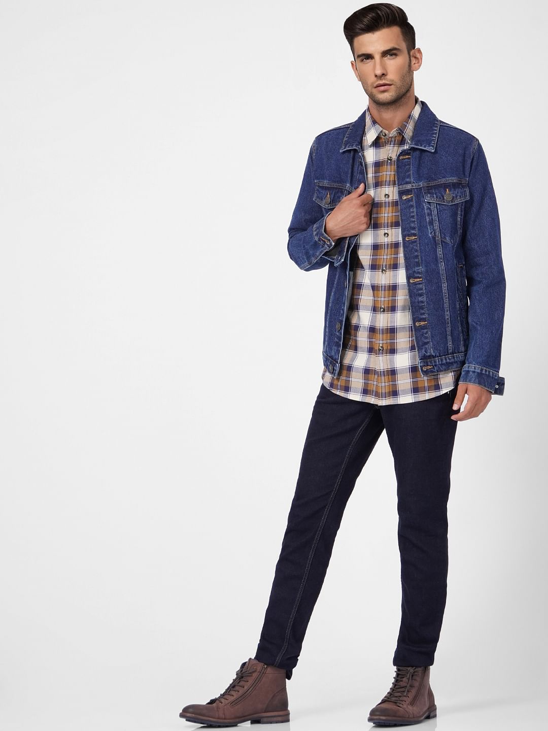 Rust Check Full Sleeves Shirt