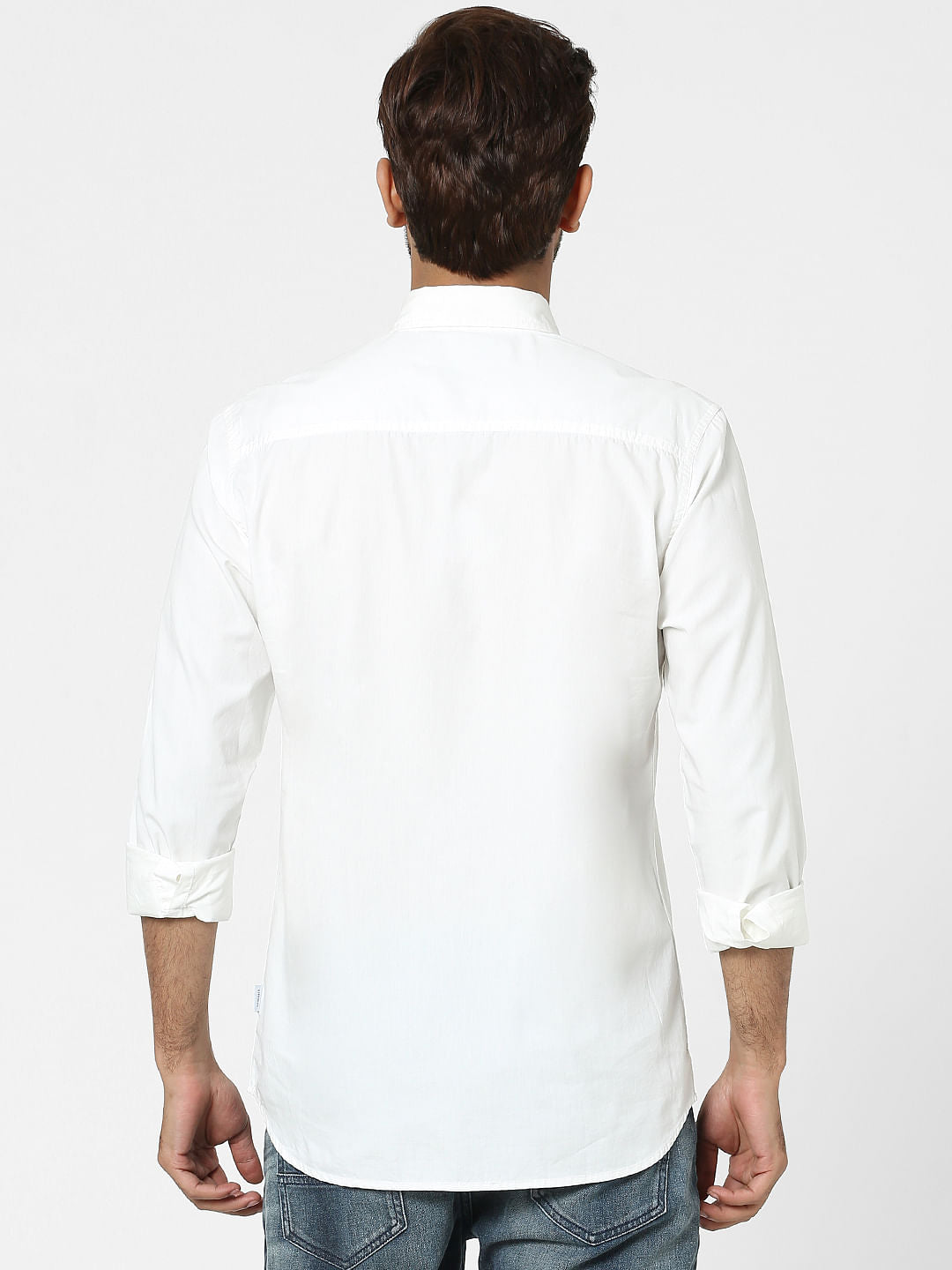 White Full Sleeves Shirt