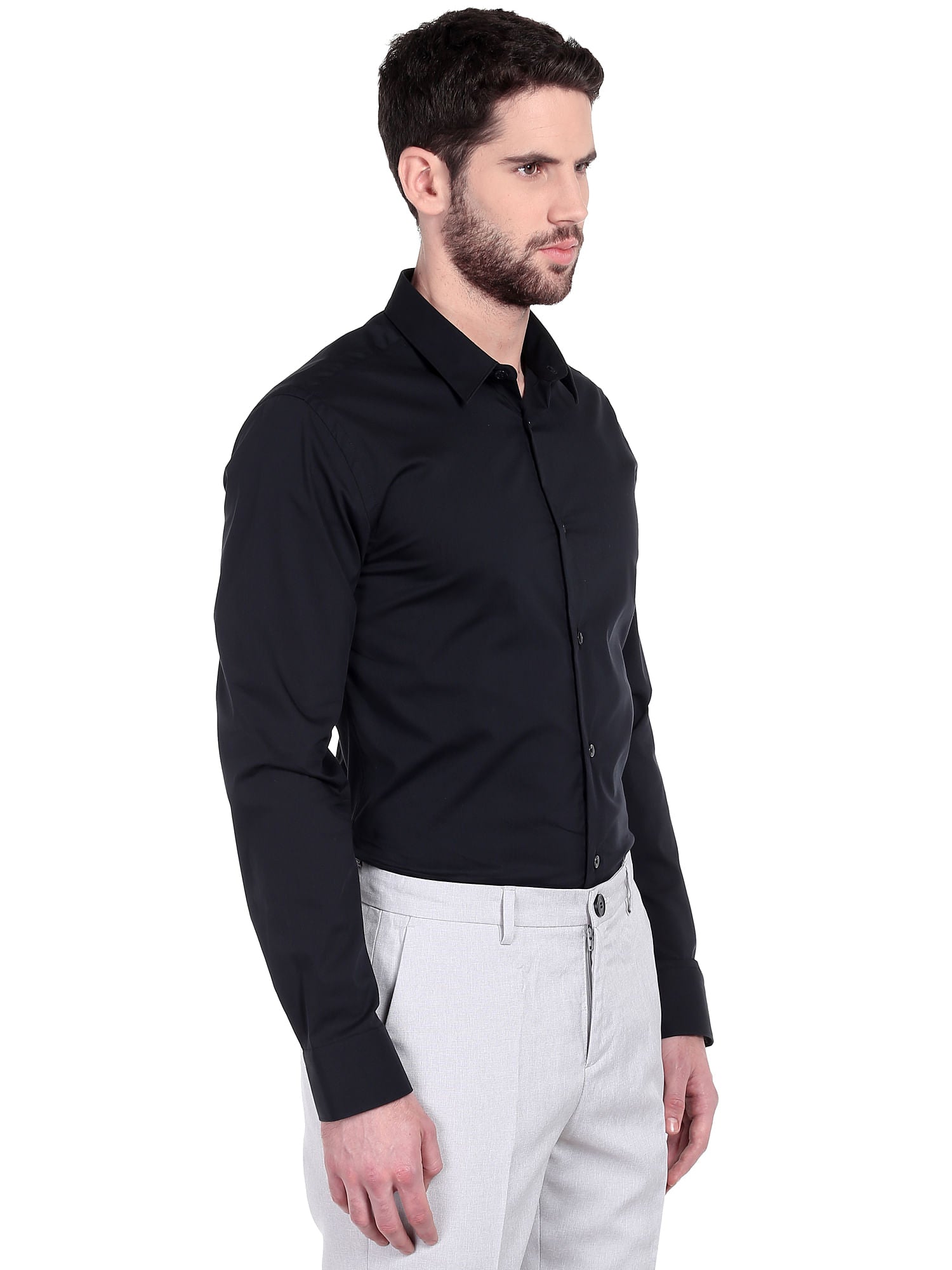 Black Full Sleeves Shirt