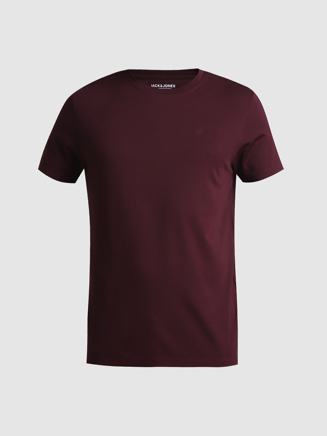 Maroon Crew Neck T-shirt