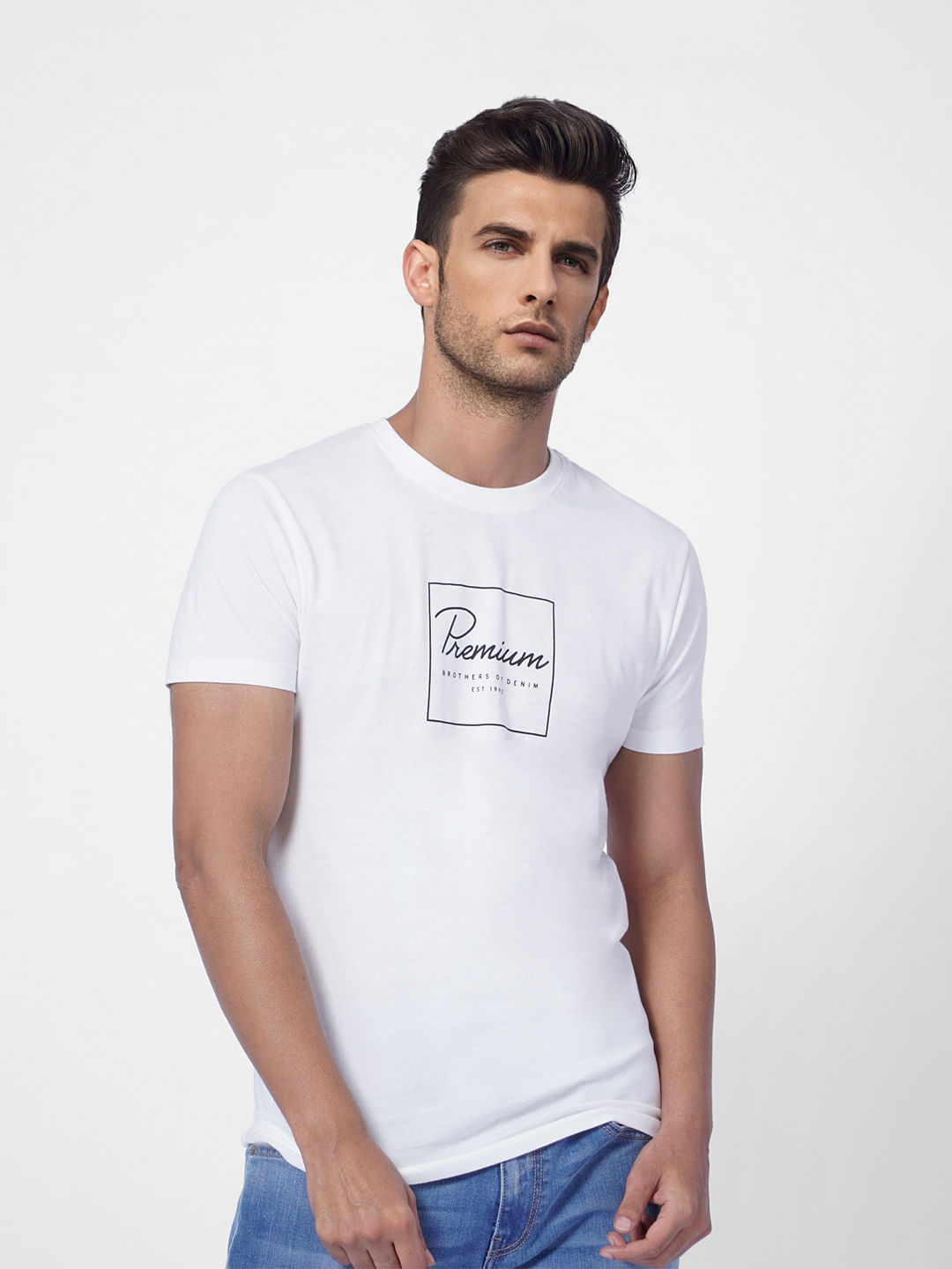 White Crew Neck T-shirt