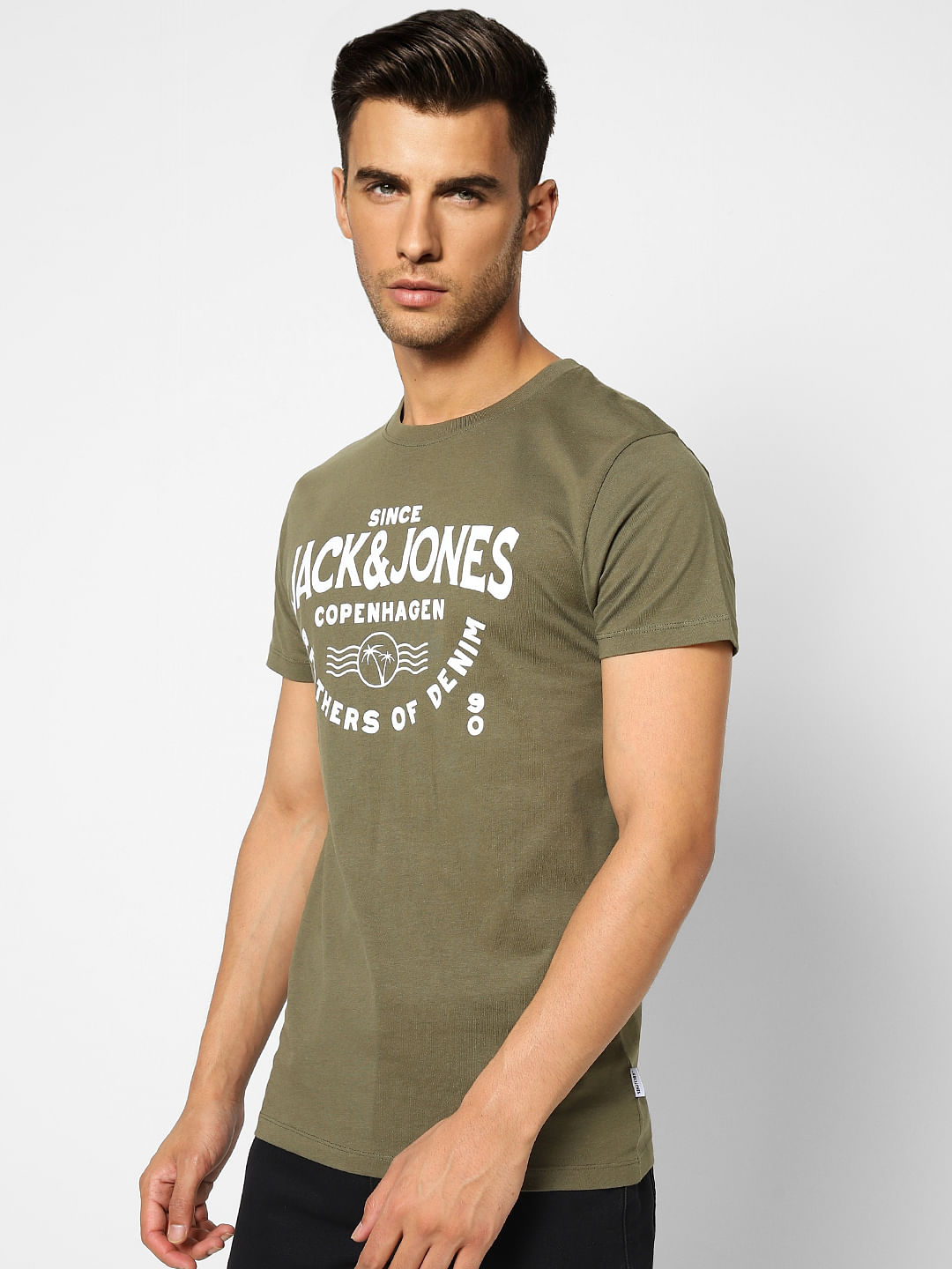 Olive Crew Neck T-shirt