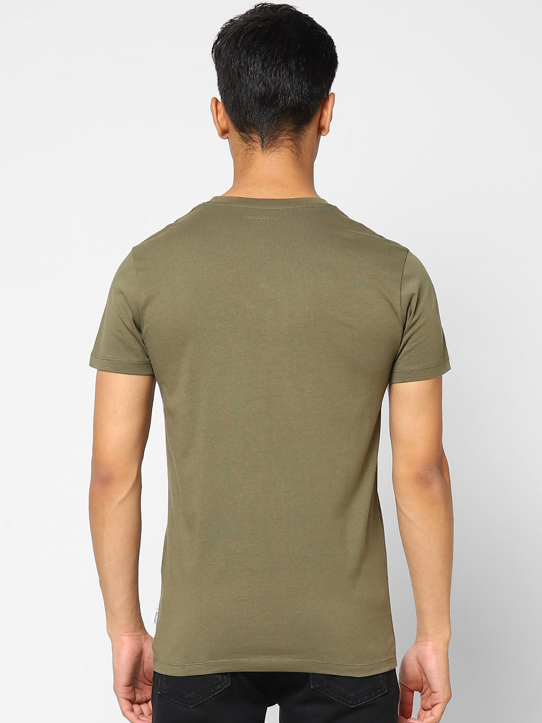 Olive Crew Neck T-shirt