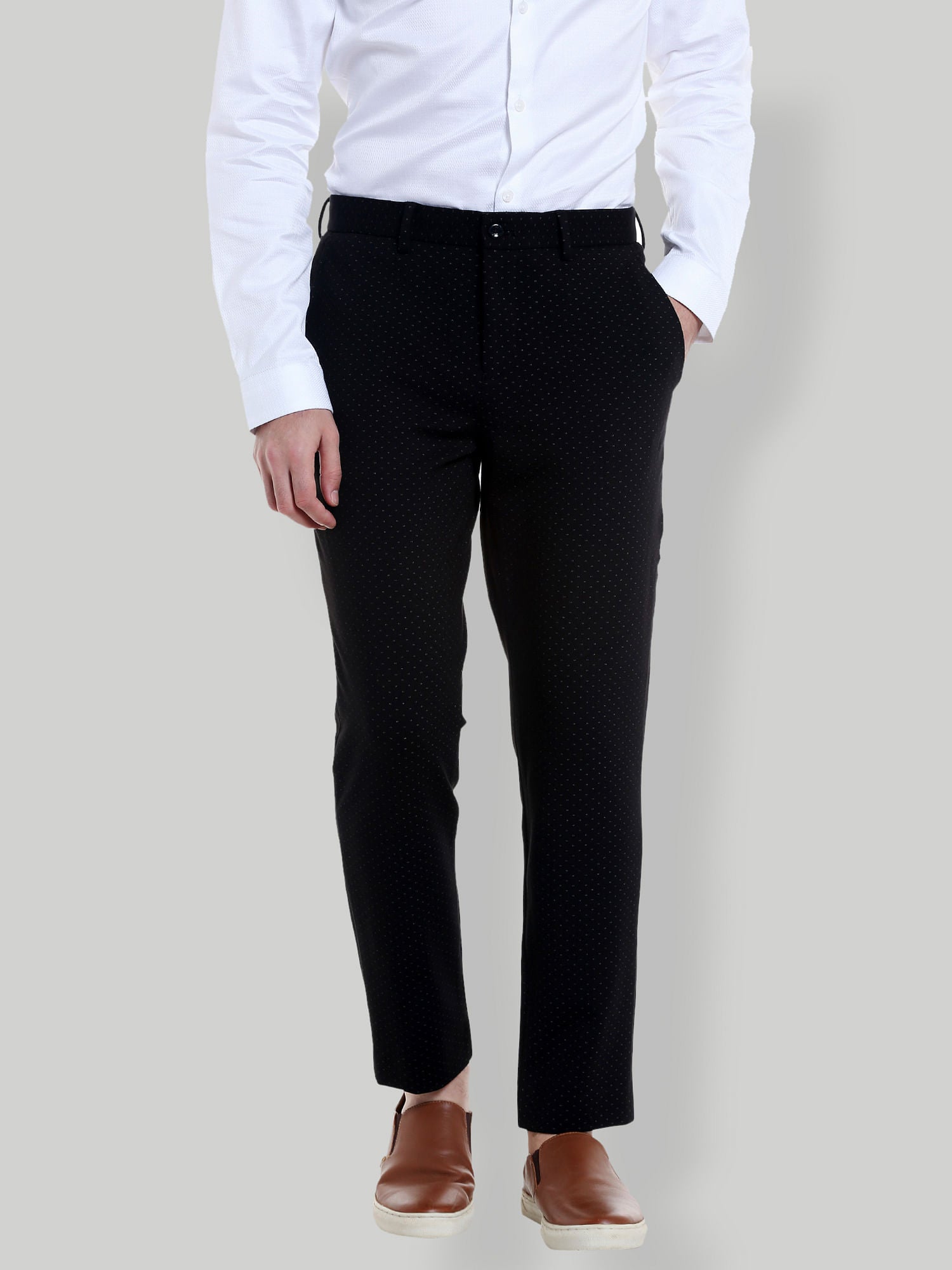 Black Slim Fit Trousers