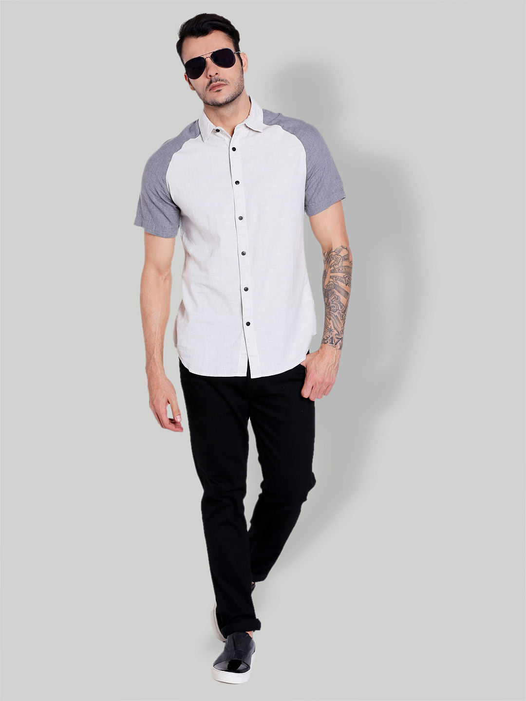 White Short Sleeves Shirt