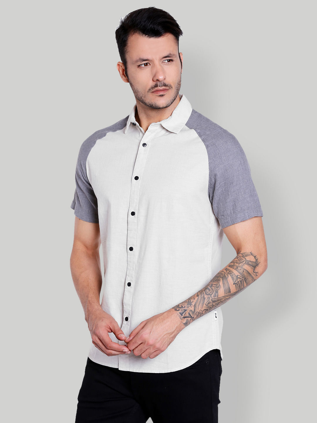 White Short Sleeves Shirt