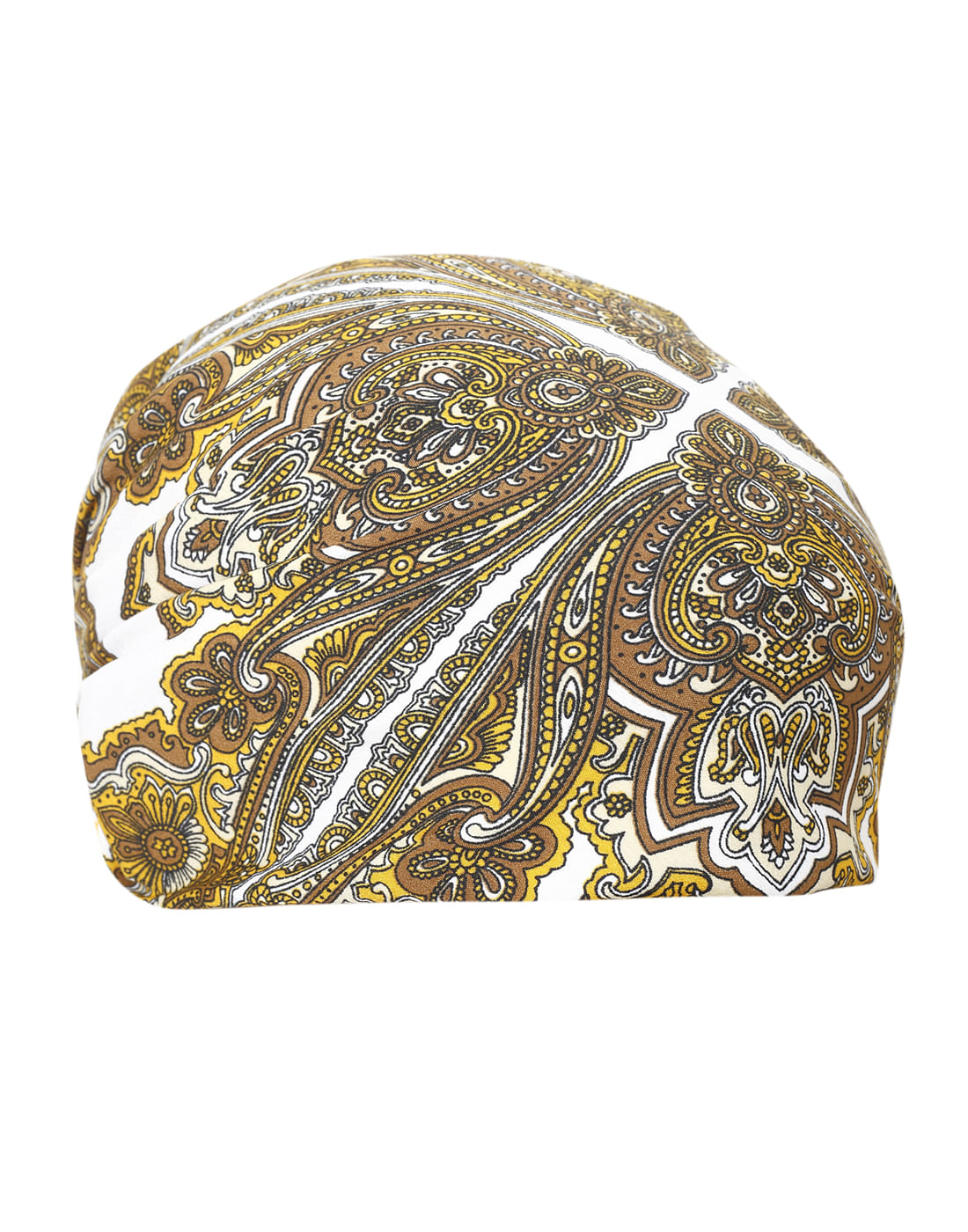 Beige Paisley Print Scarf
