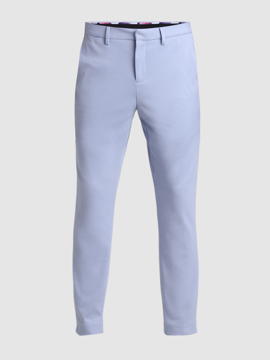 Light Blue Knitted Co-ord Set Trousers