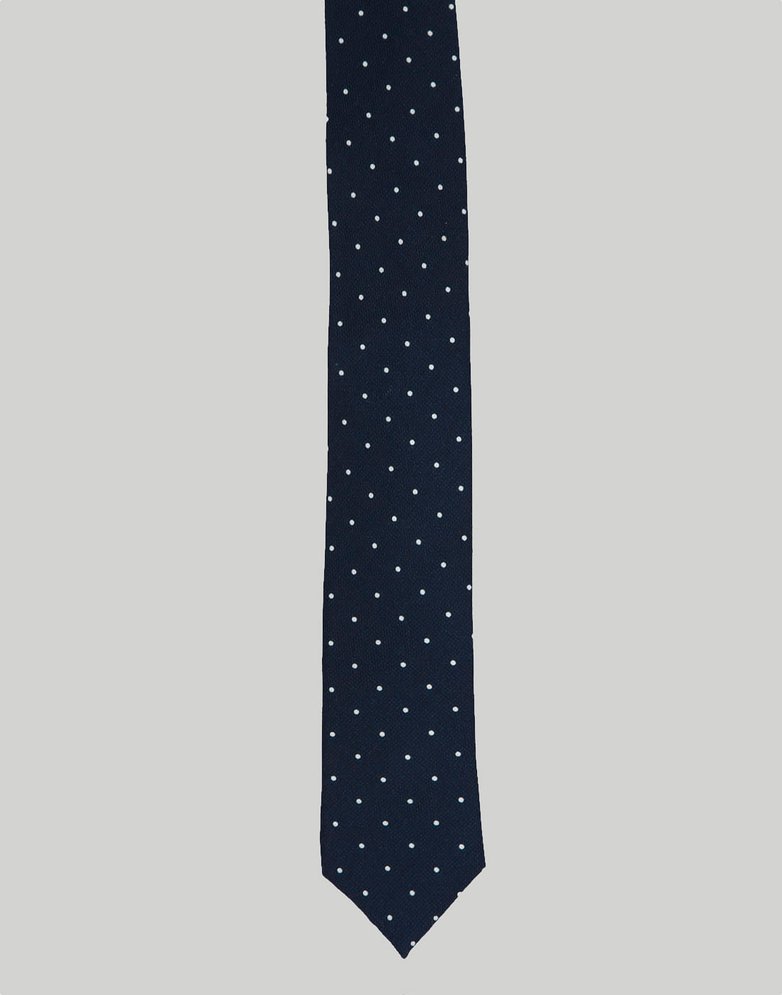 Navy Blue Printed Tie