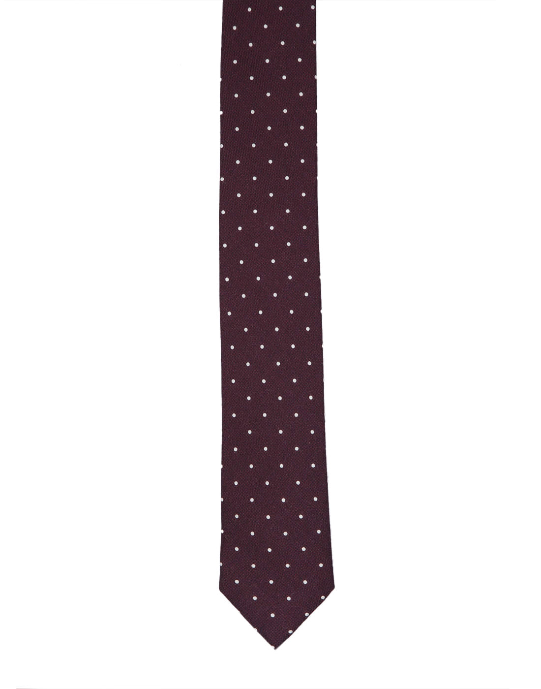 Maroon Printed Tie