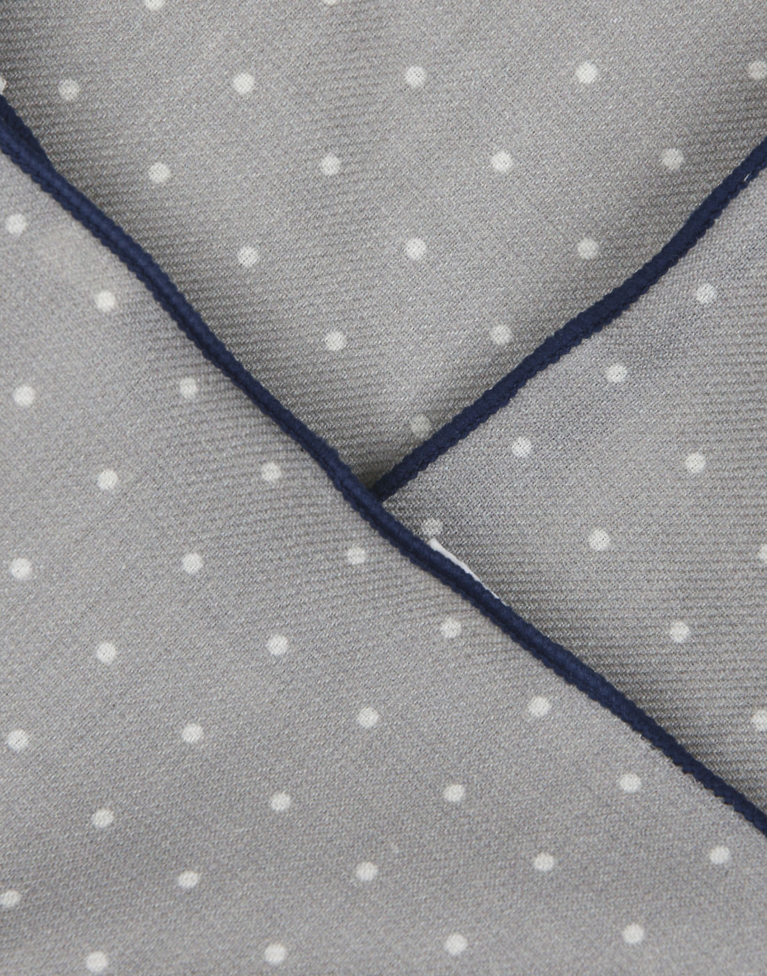 Grey Pocket Square