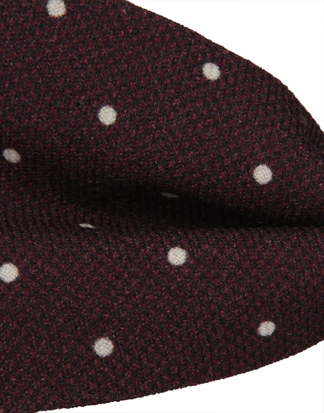 Deep Red Polka Dot Bow Tie