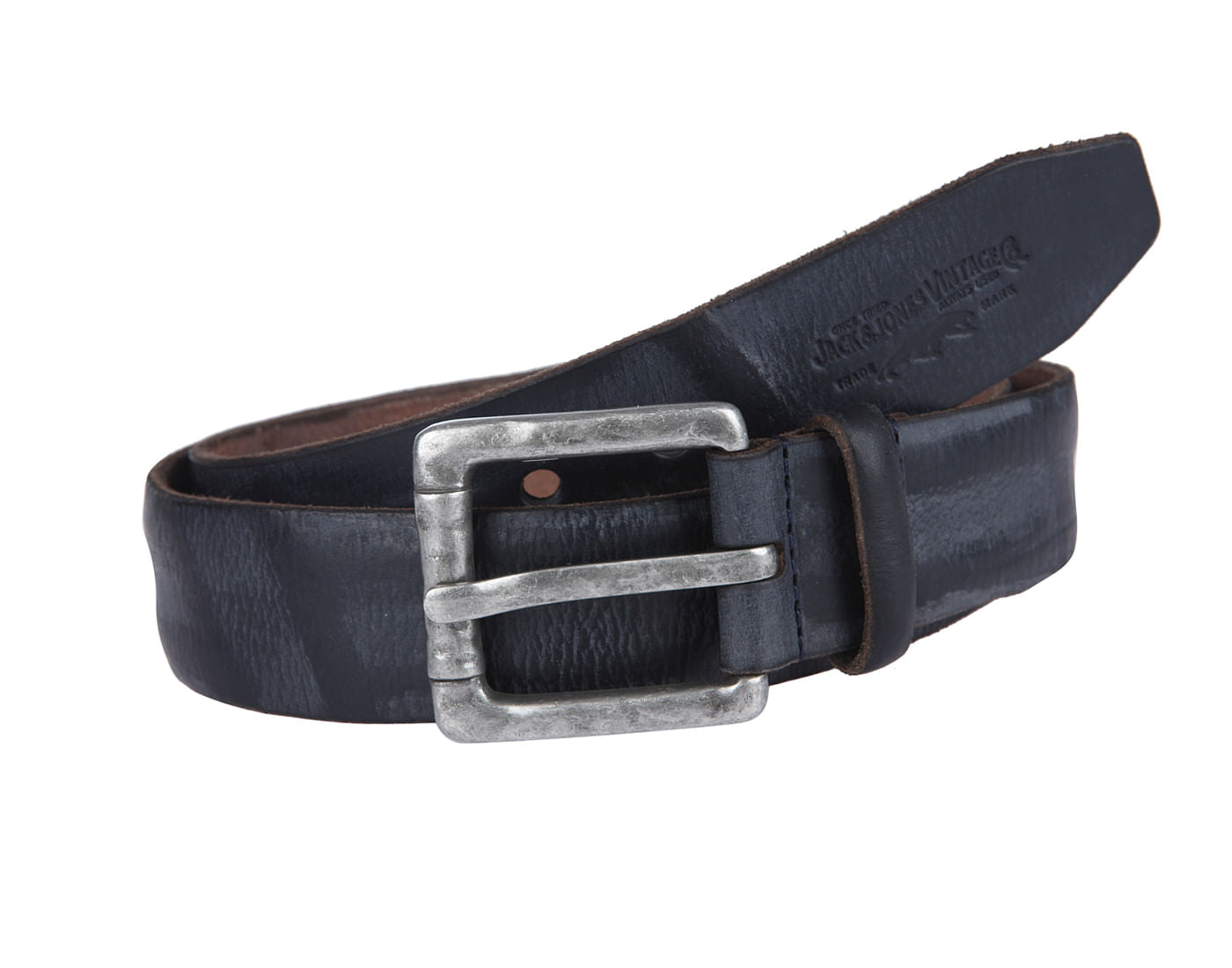 Blue Vintage Leather Belt