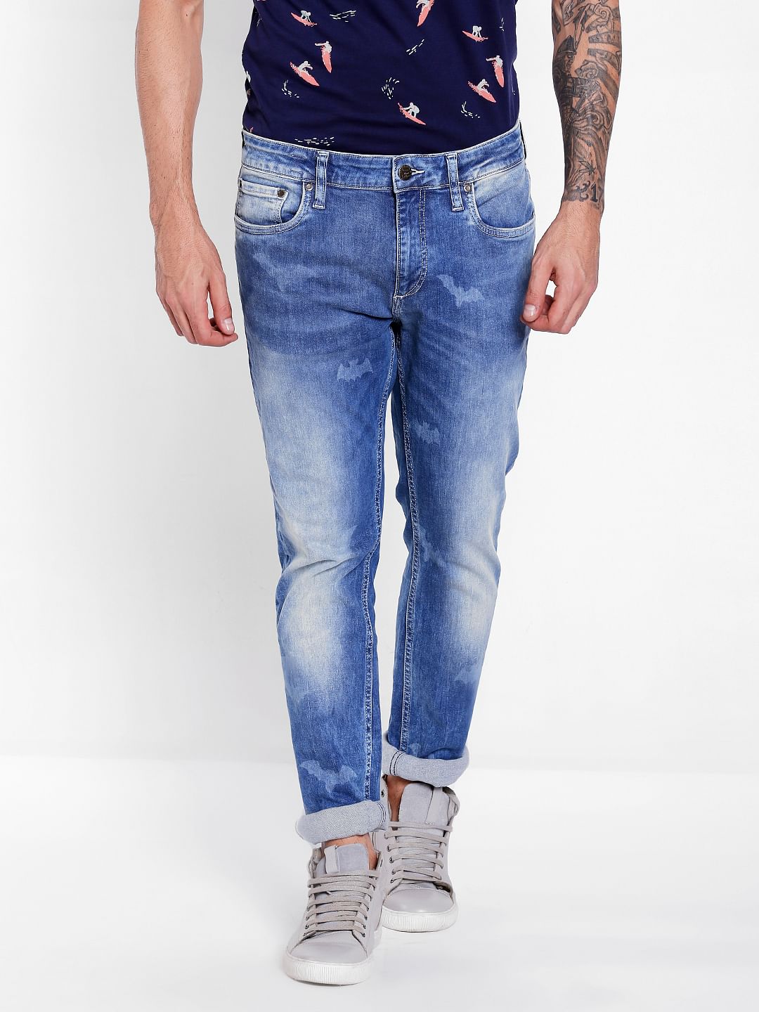 Light Blue Mid Rise Ben Skinny Jeans