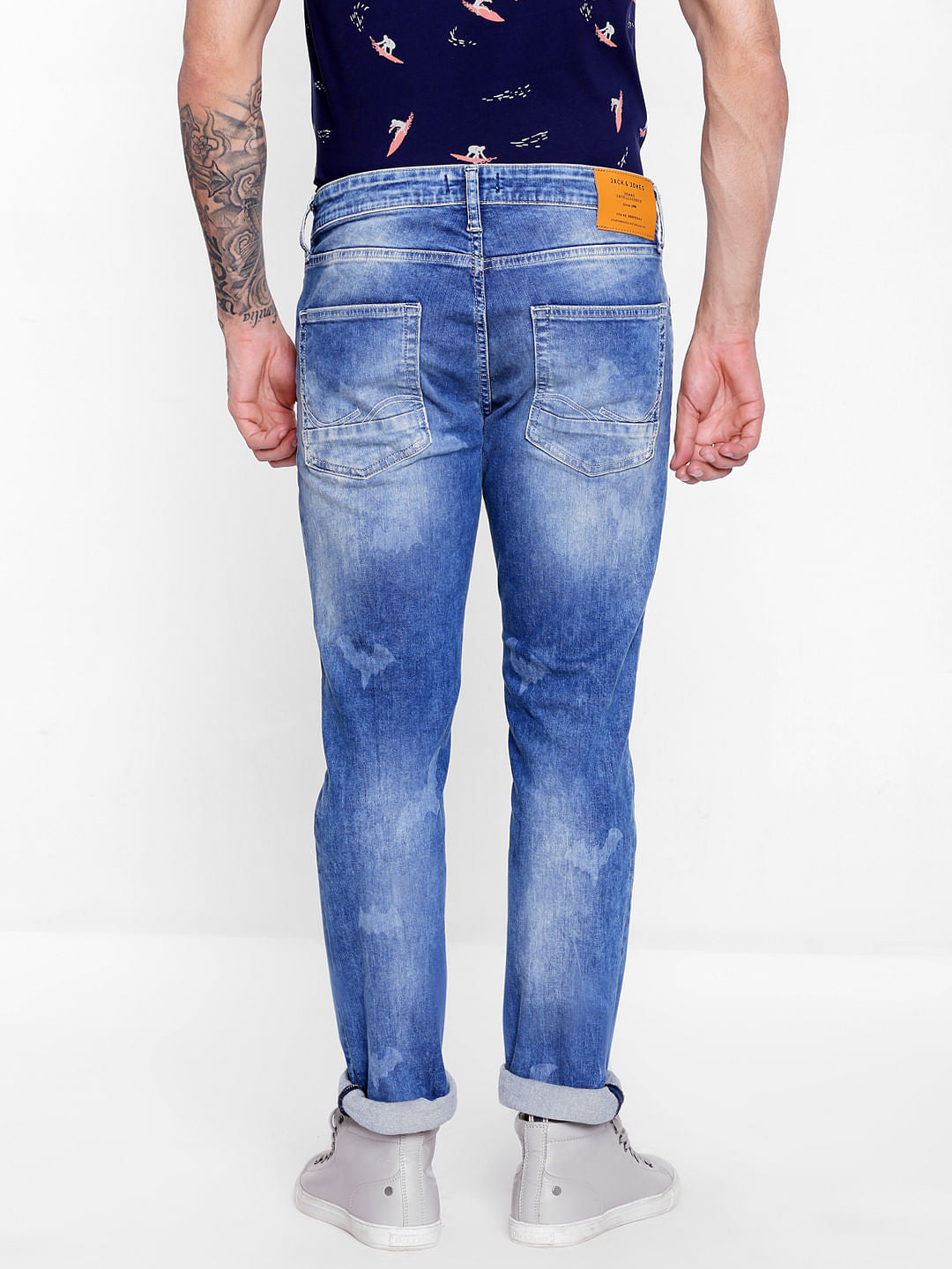 Light Blue Mid Rise Ben Skinny Jeans