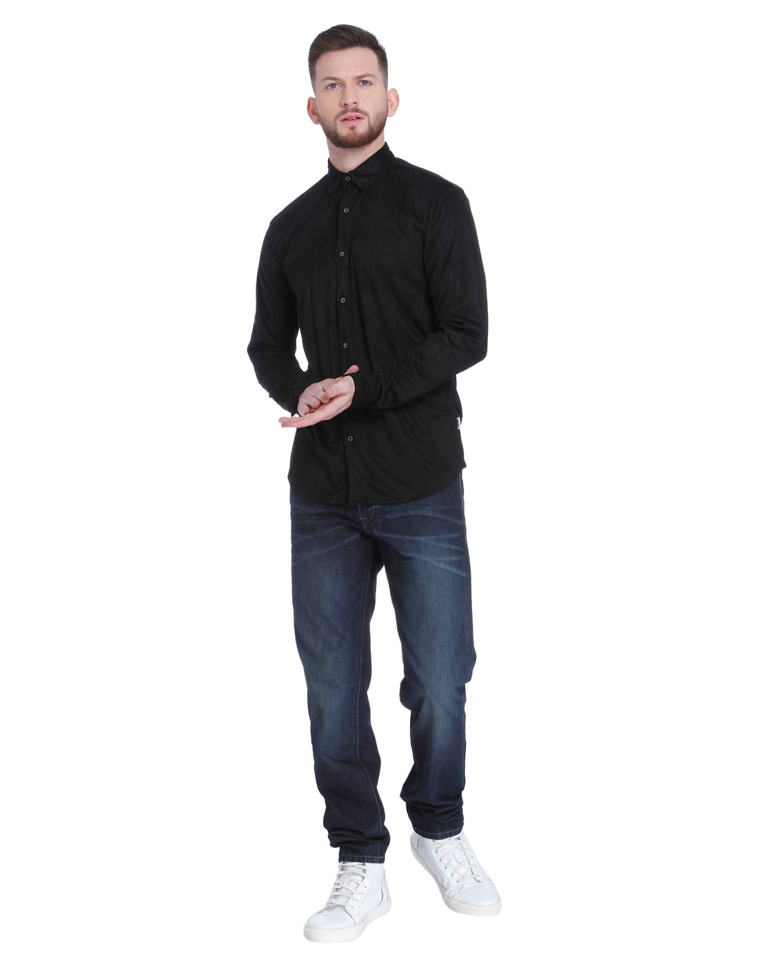 Black Full Sleeves Shirt