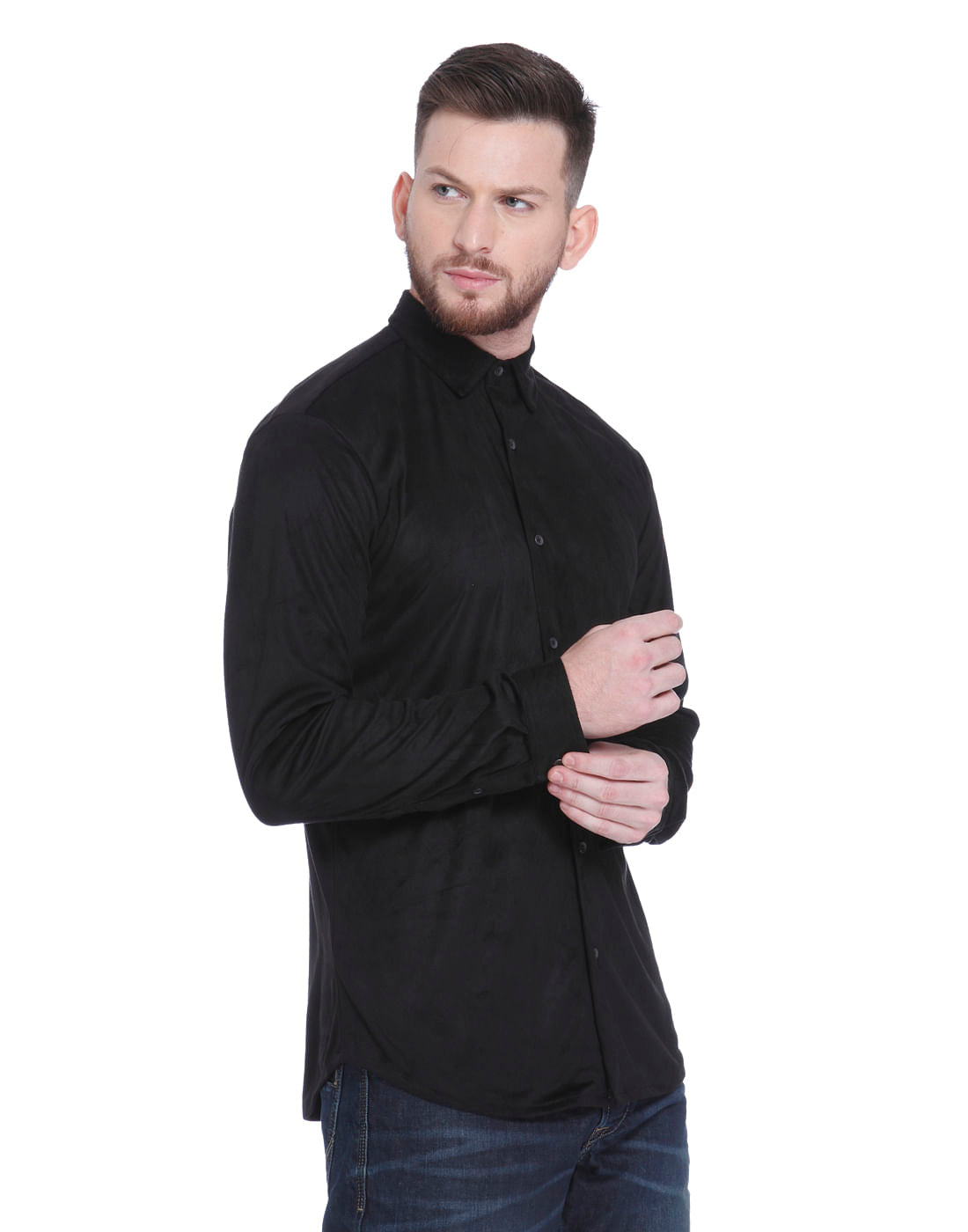 Black Full Sleeves Shirt