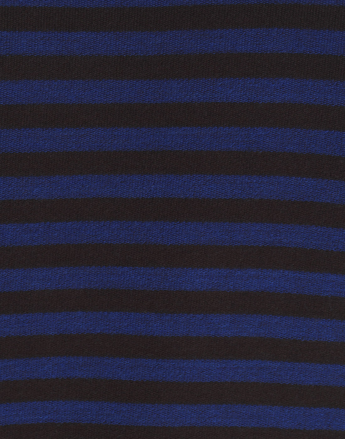 Blue Striped Full Sleeves Crew Neck T-shirt