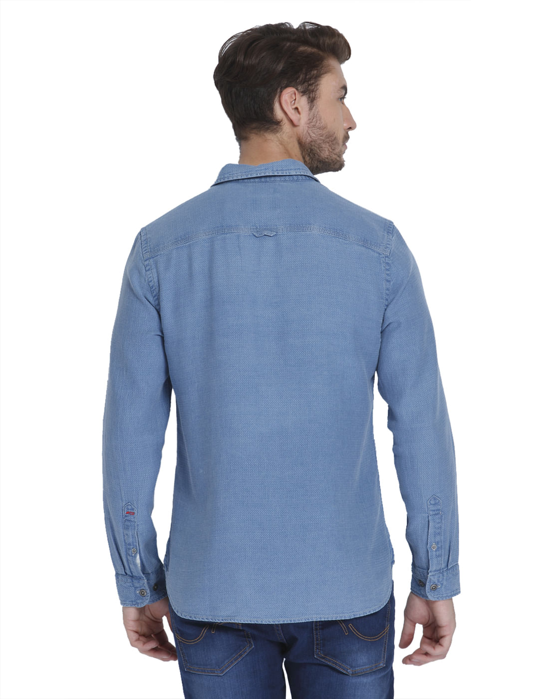 Blue Full Sleeves Shirt