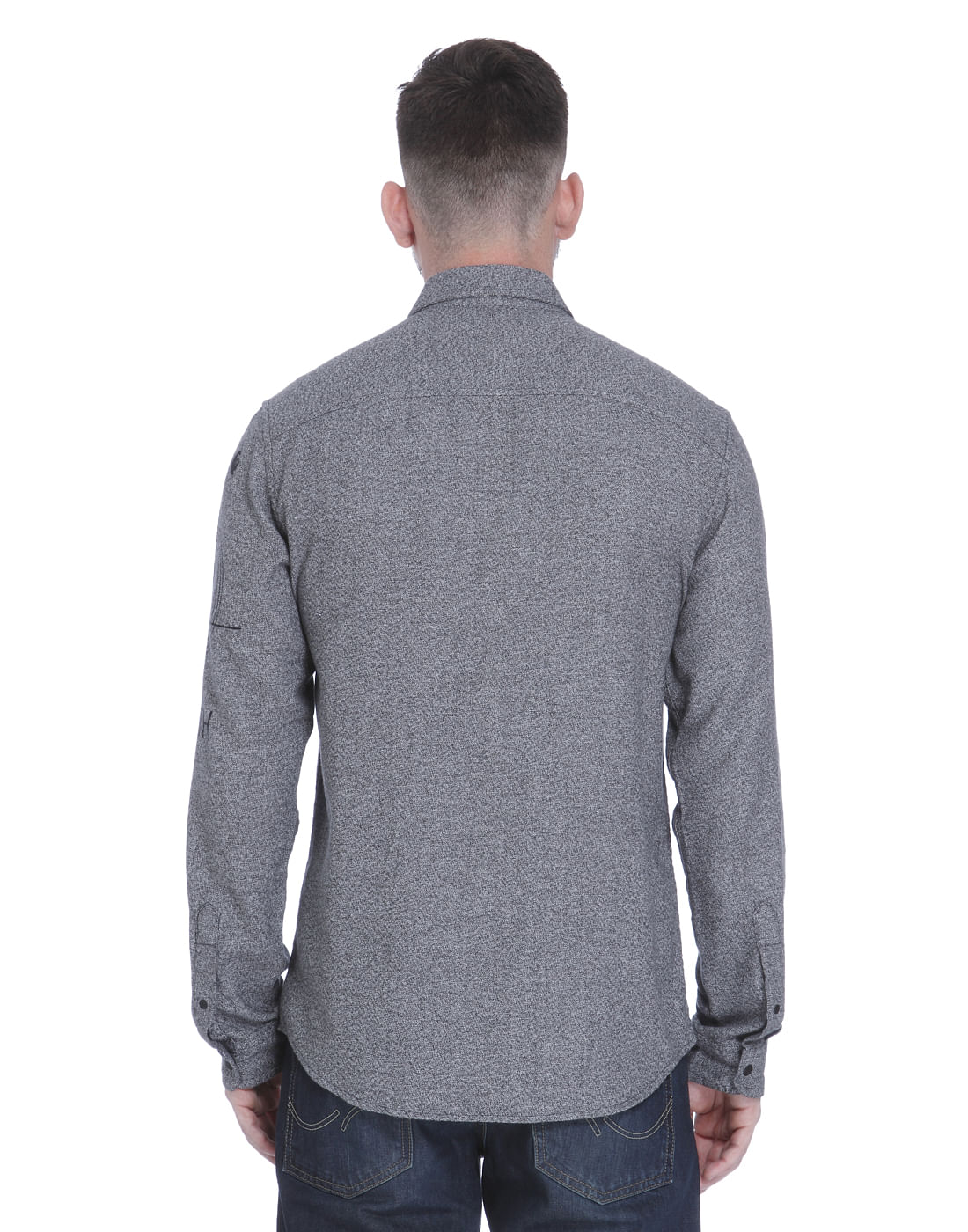 Grey Full Sleeves Shirt