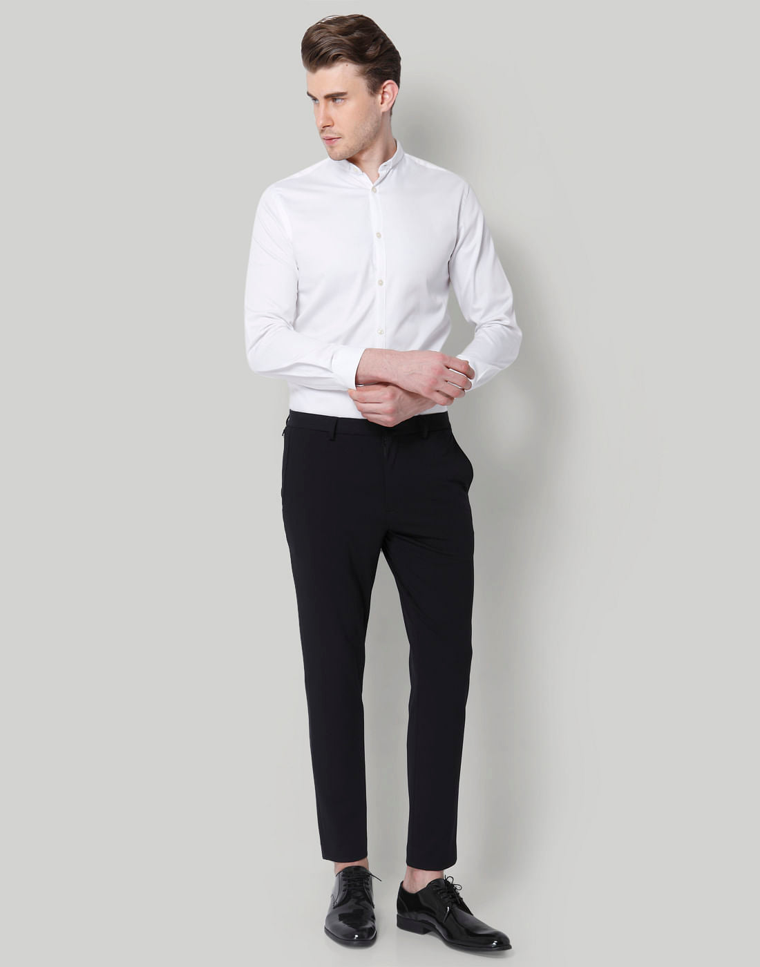 Black Slim Fit Trousers