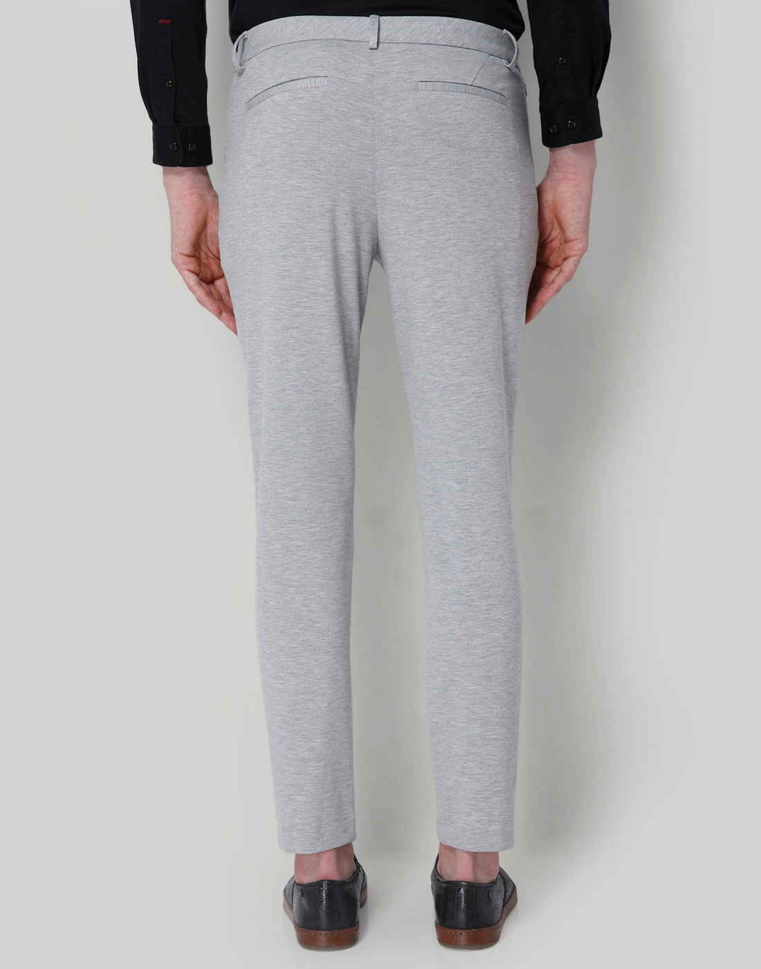 Light Grey Slim Fit Trousers
