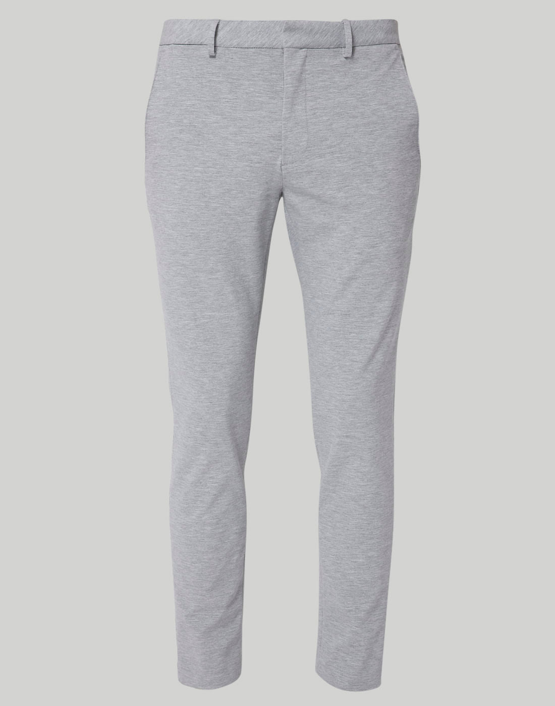 Light Grey Slim Fit Trousers