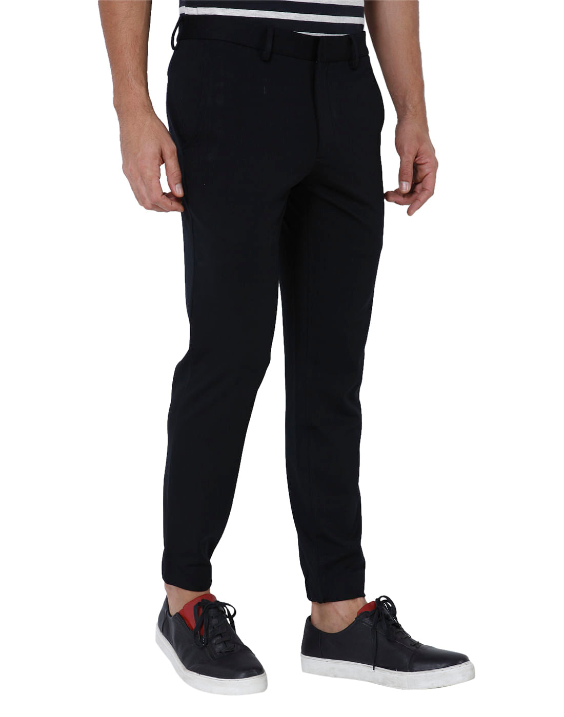 Black Slim Fit Trousers