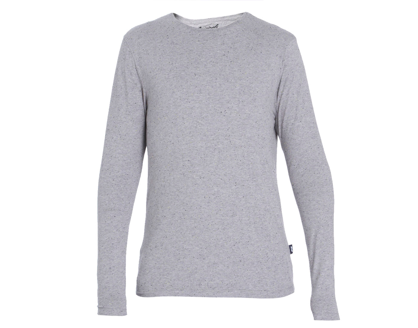 Grey Full Sleeves Crew Neck T-shirt