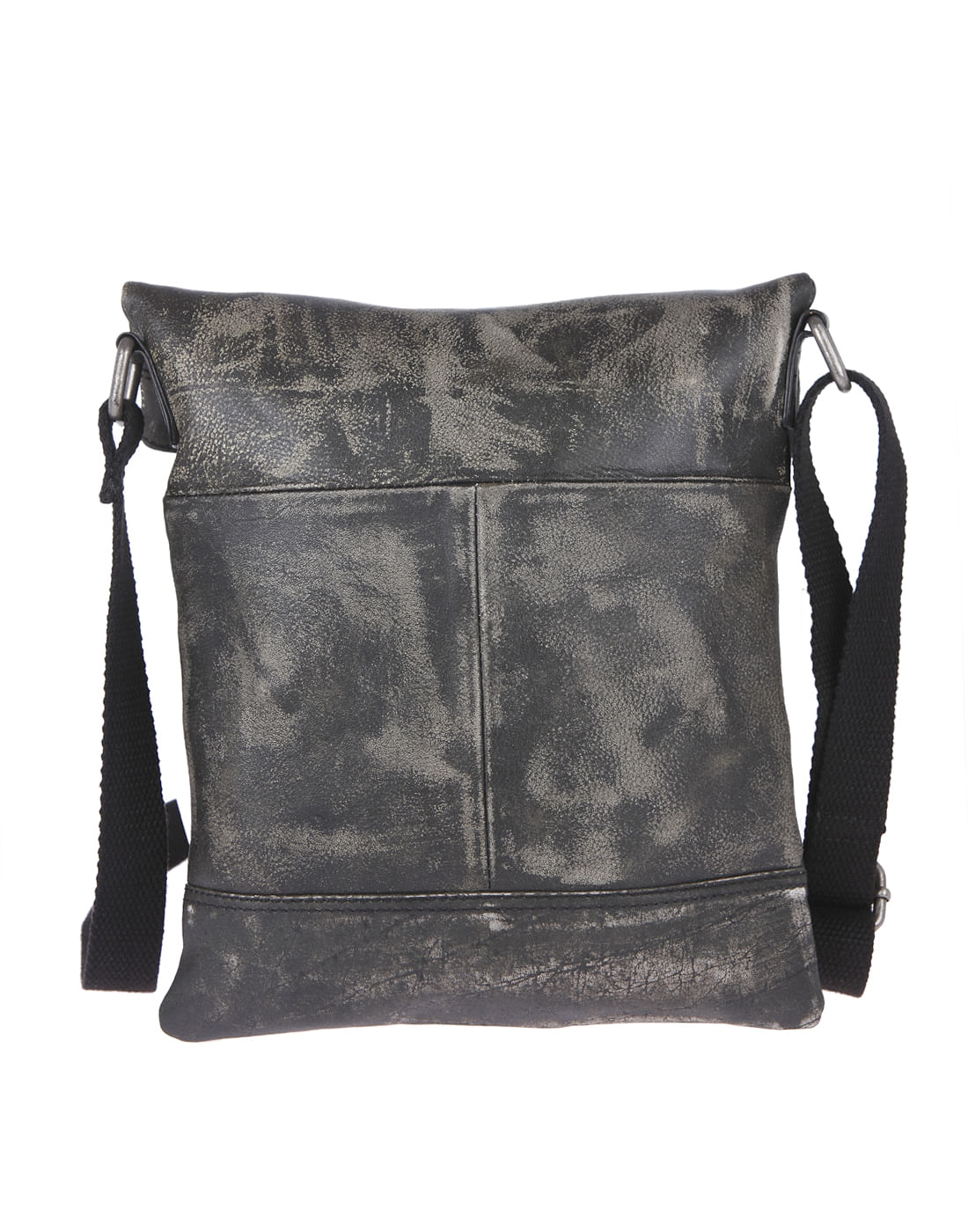 Black Leather Sling Bag