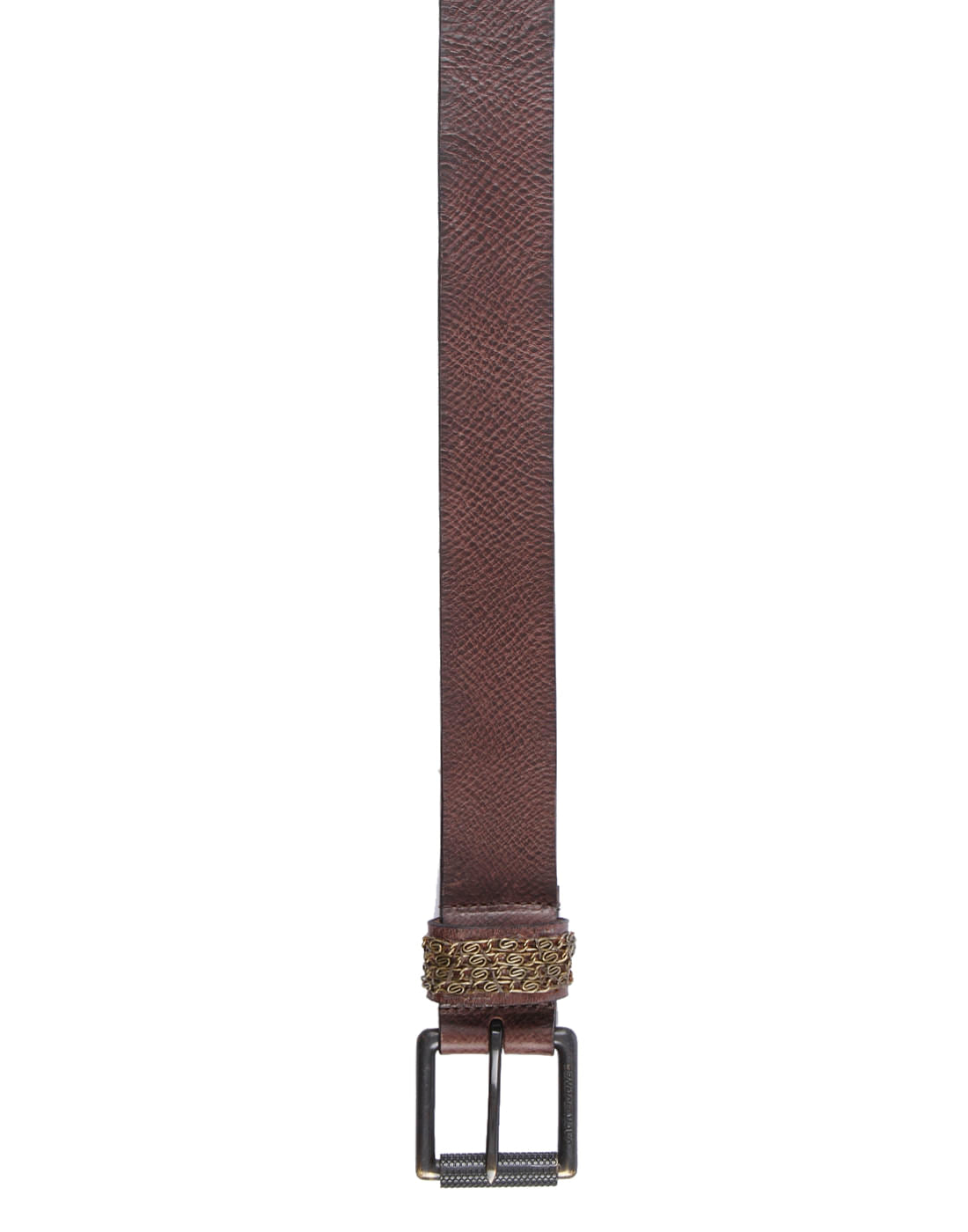 Brown Buckle Detail Belt