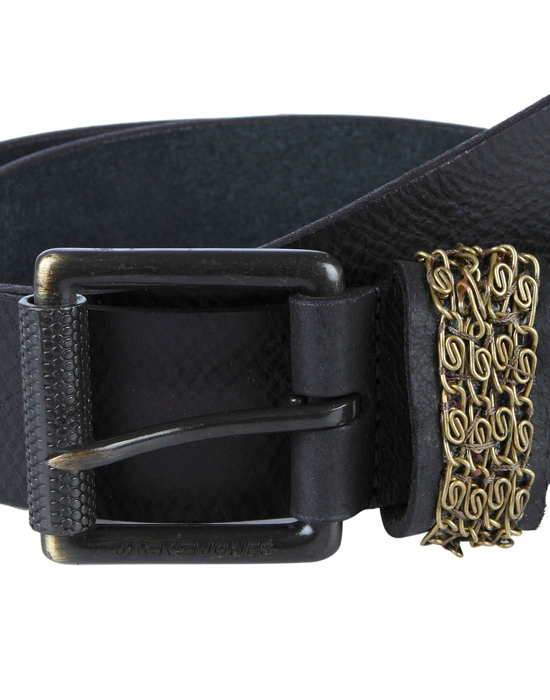 Black Buckle Detail Belt