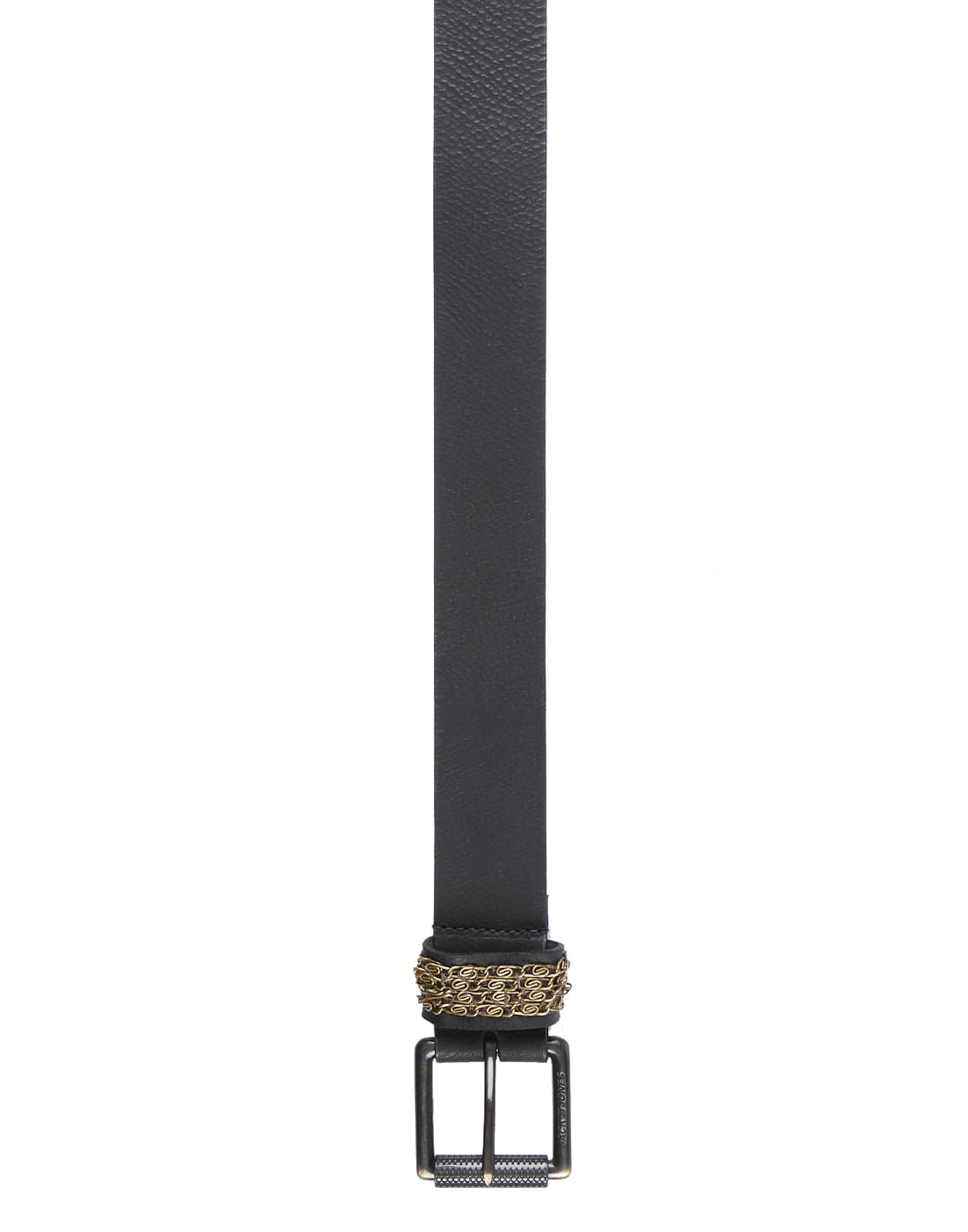 Black Buckle Detail Belt