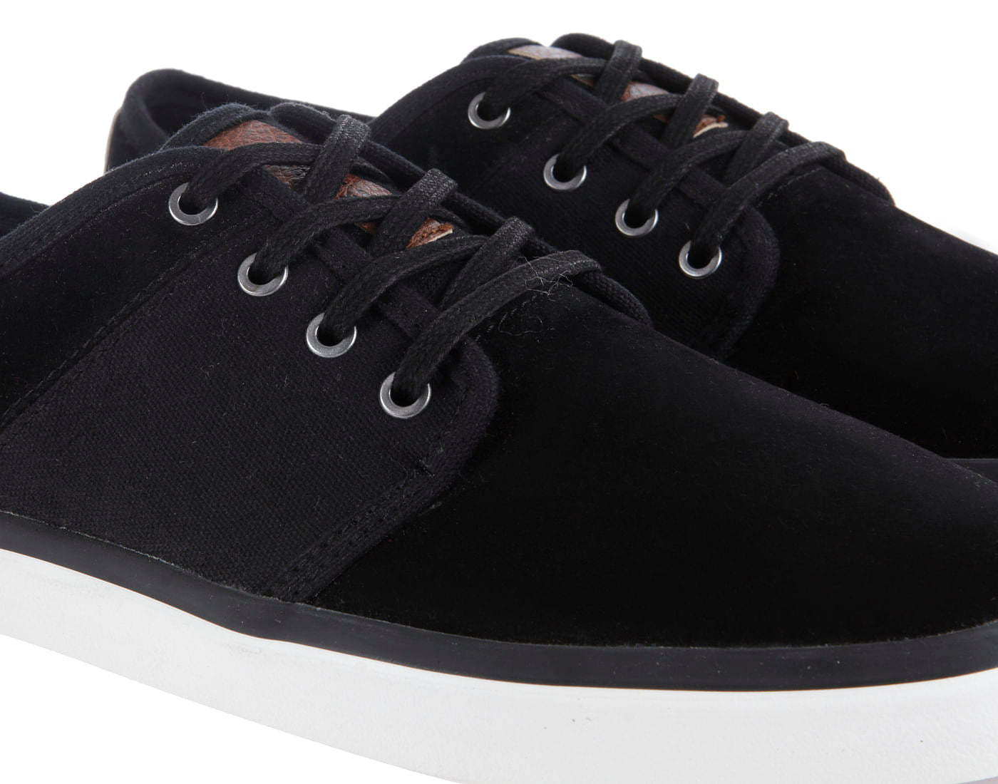 Black Lace Up Sneakers