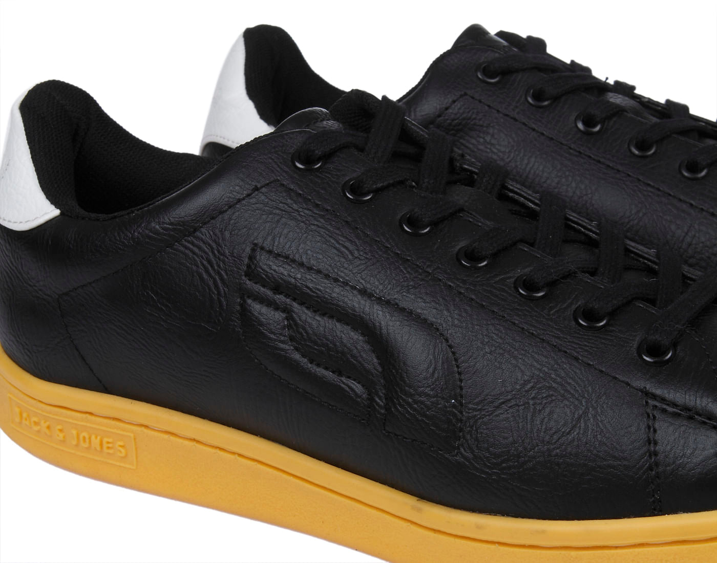 Black Pu Sneakers