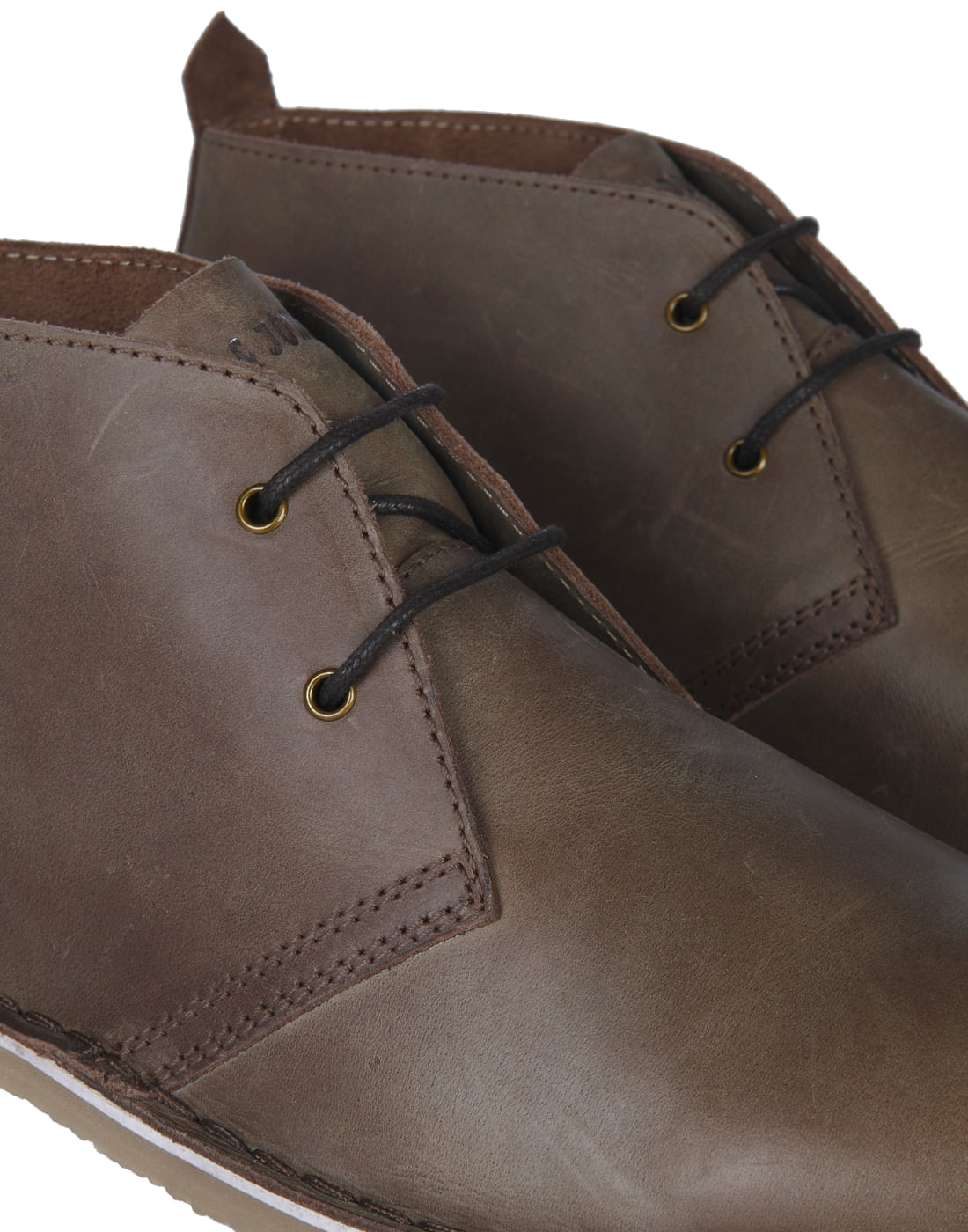 Brown Leather Derby Shoes