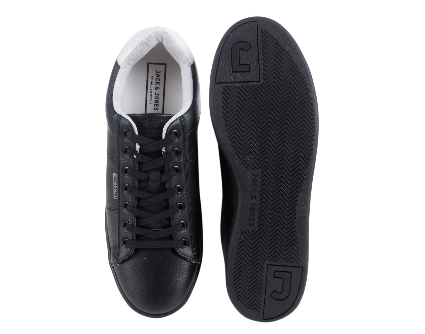 Black PU Sneakers