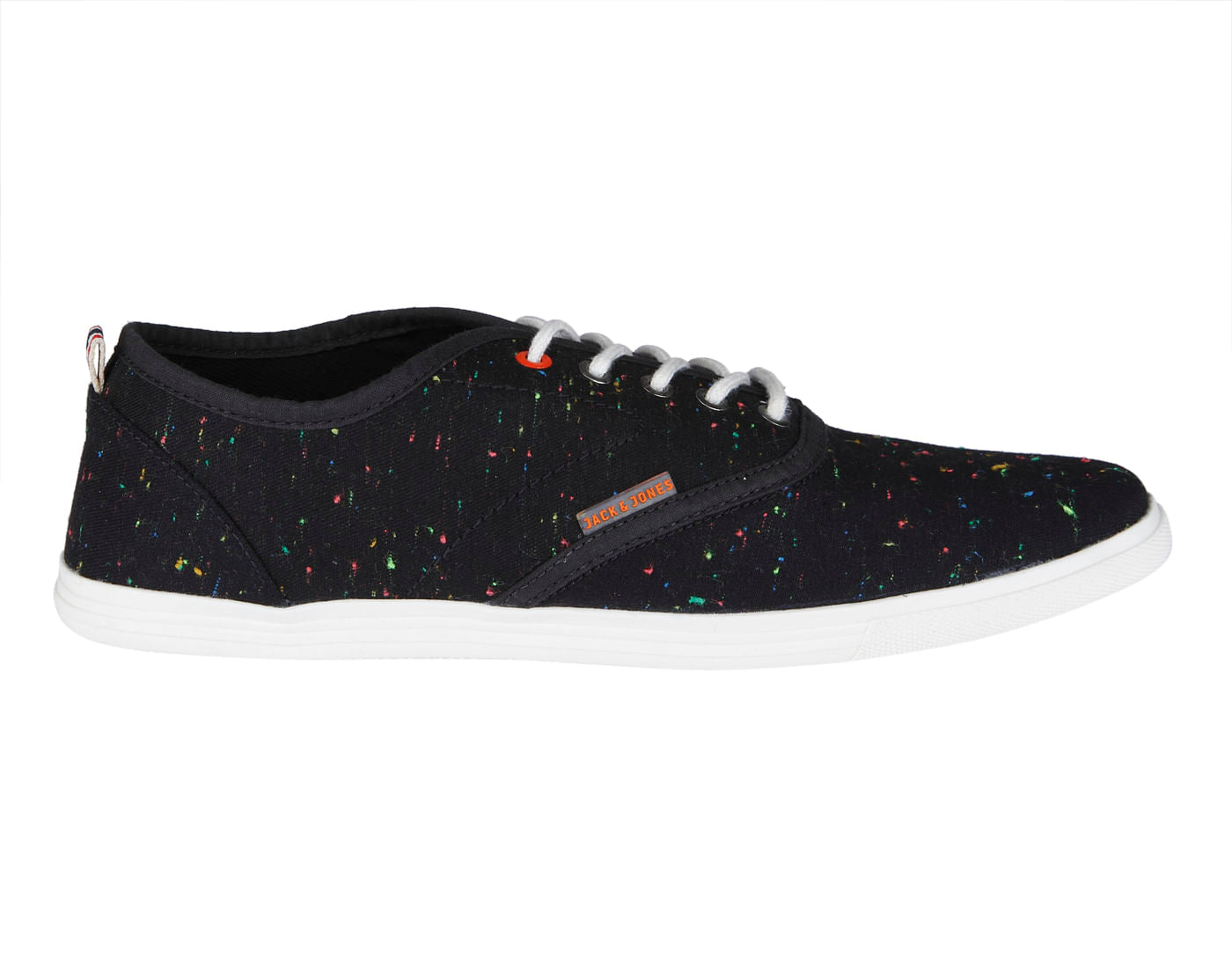 Black Colour Splash Sneakers