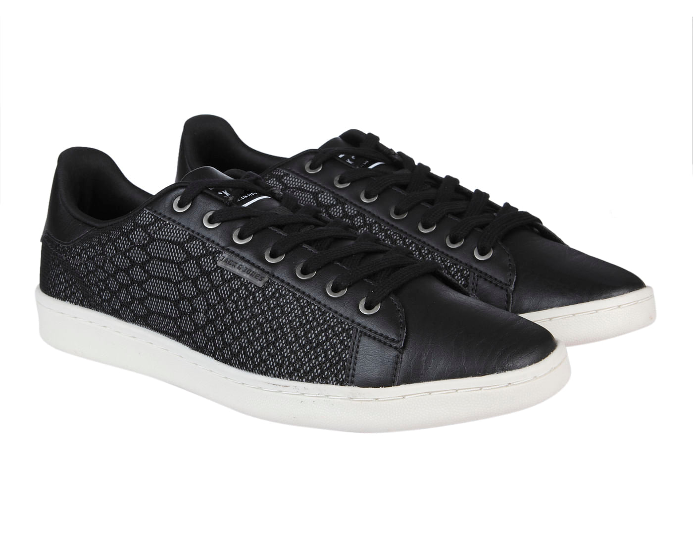 Black Print Sneakers