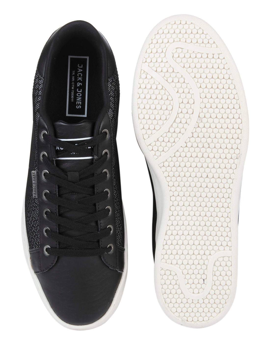 Black Print Sneakers