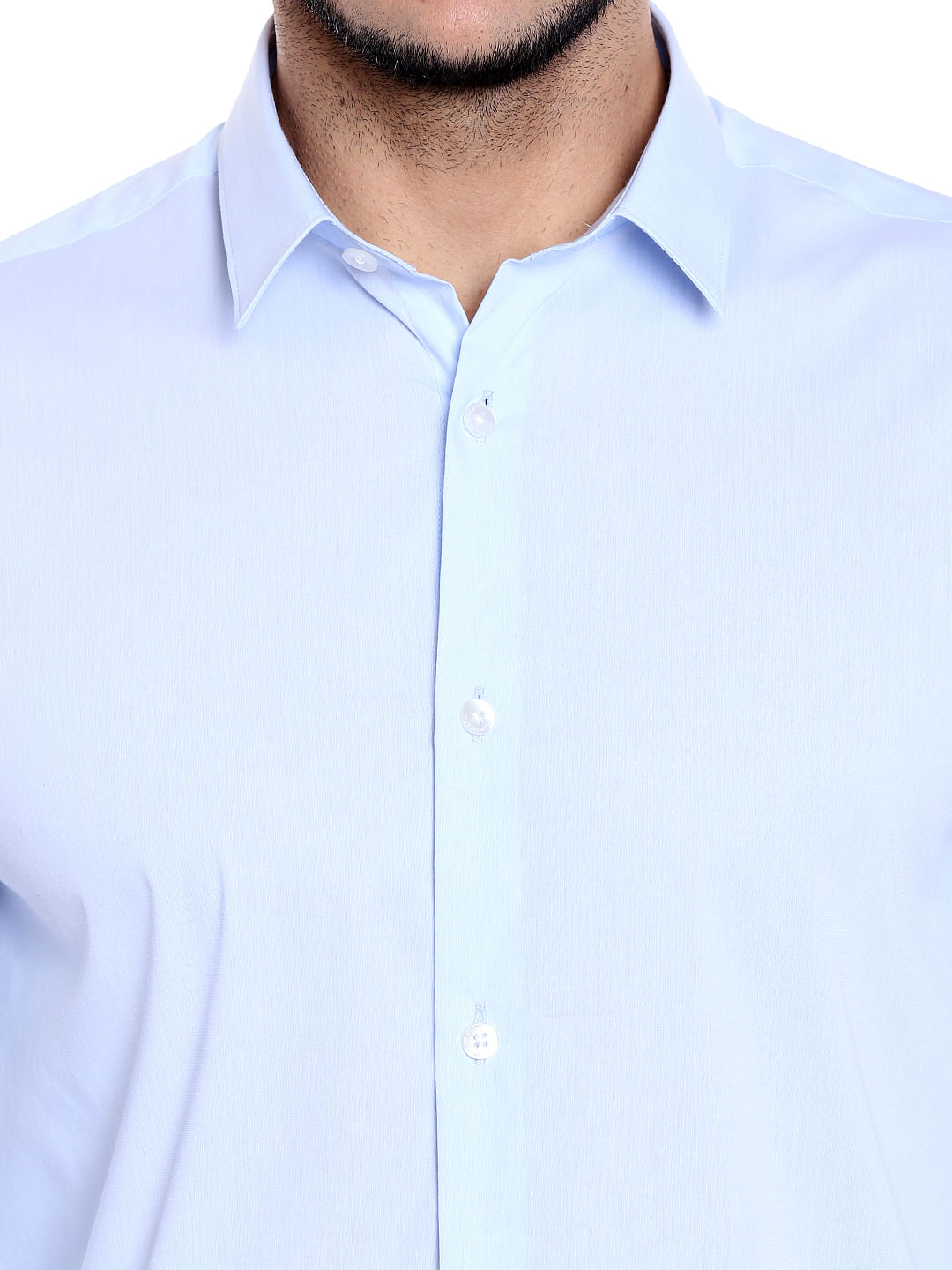 Light Blue Full Sleeves Shirt