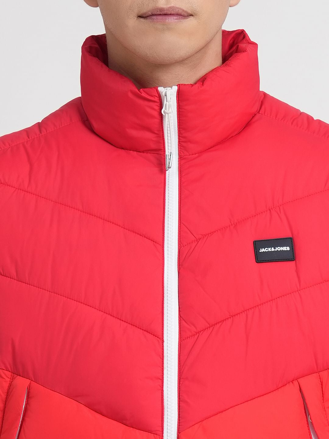 Red Puffer Vest Jacket