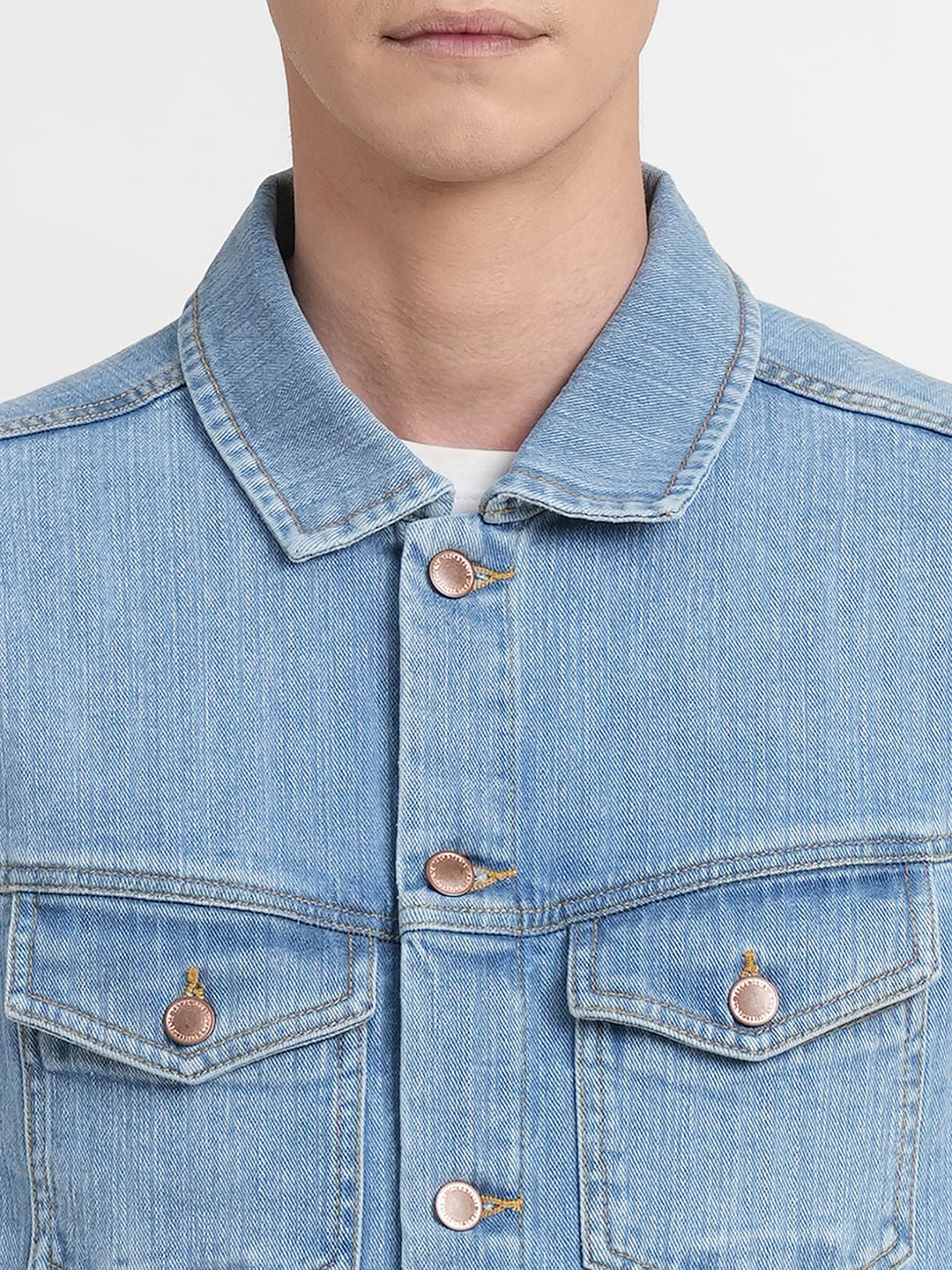 Light Blue Trucker Denim Jacket